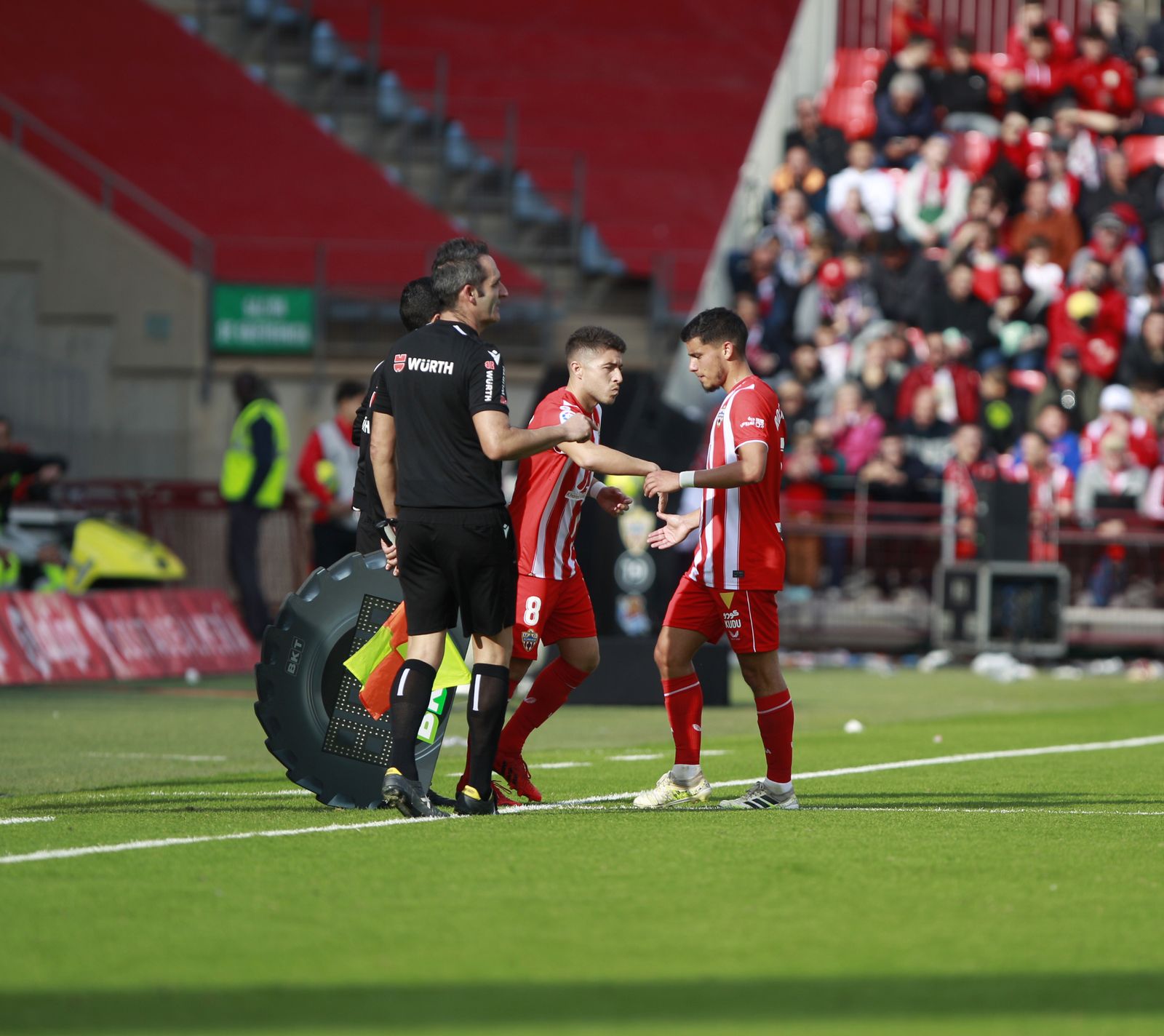 Imágenes del partido U.D. Almería-Real Sociedad