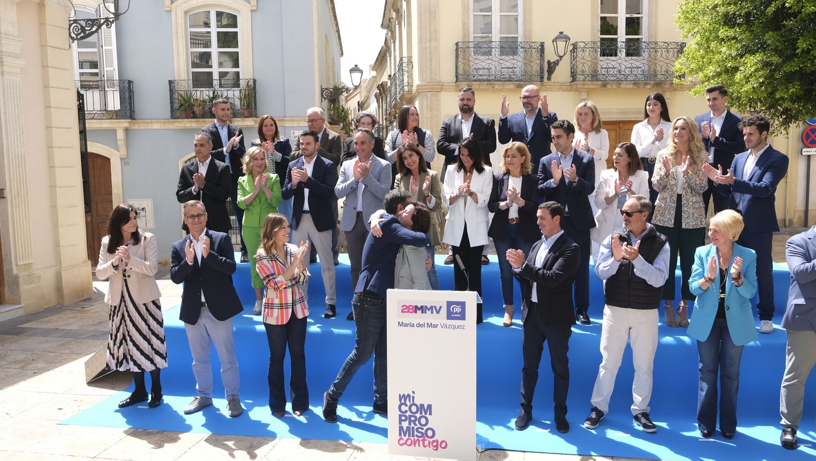 Imágenes de la presentación de la candidatura municipal del PP a Almería capital