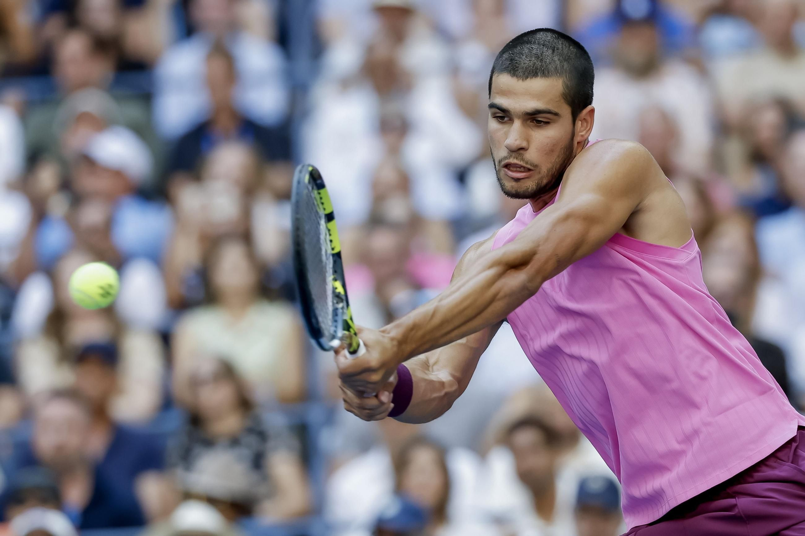Las fotos del pase a la final de Alcaraz ante Djokovic