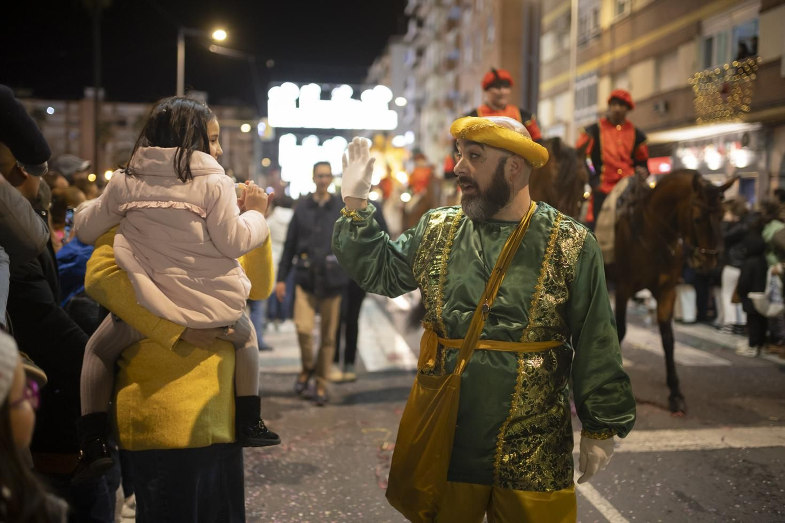 Imágenes de las Cabalgatas de los Reyes Magos de Huelva 2024
