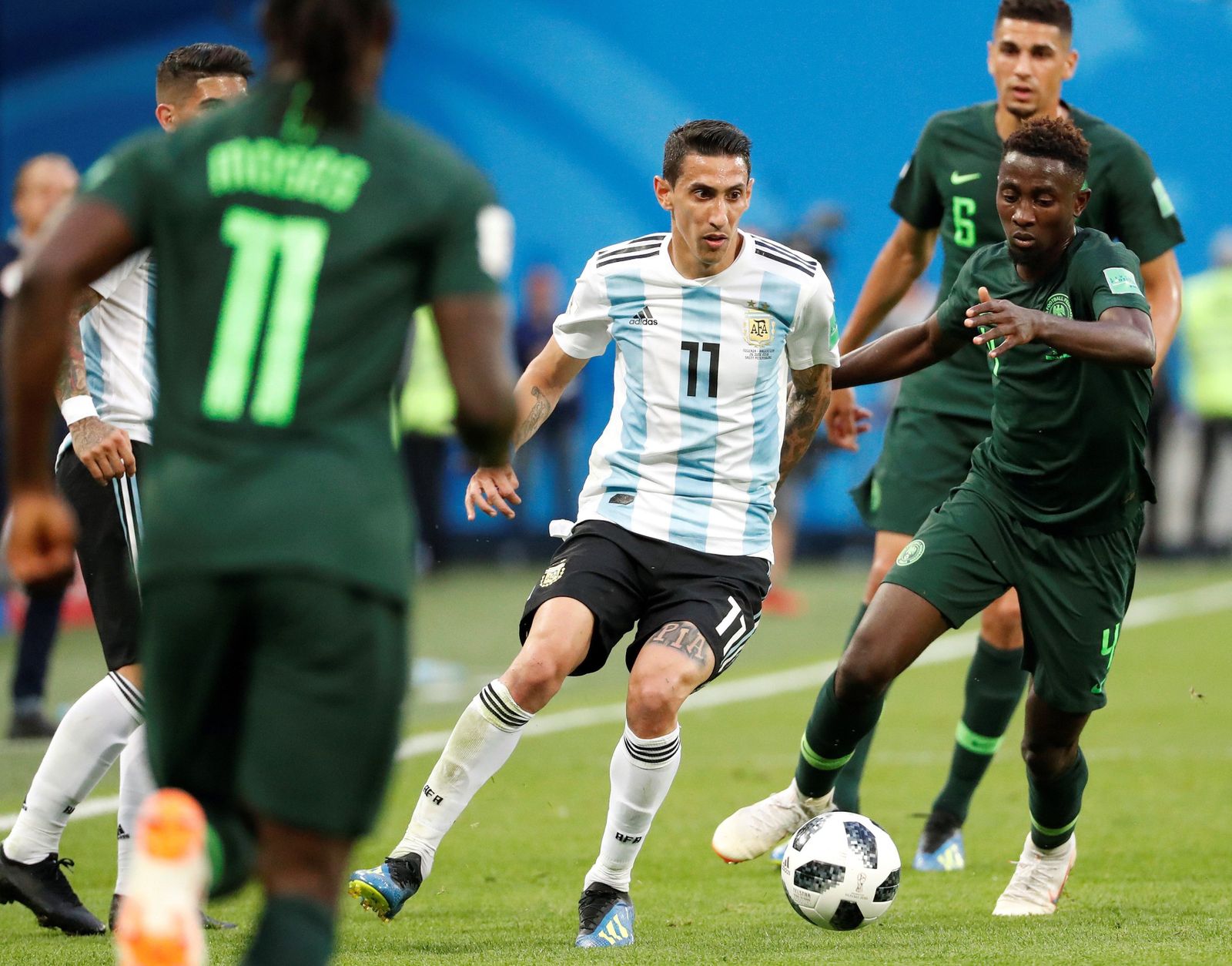 Las imágenes del Nigeria-Argentina
