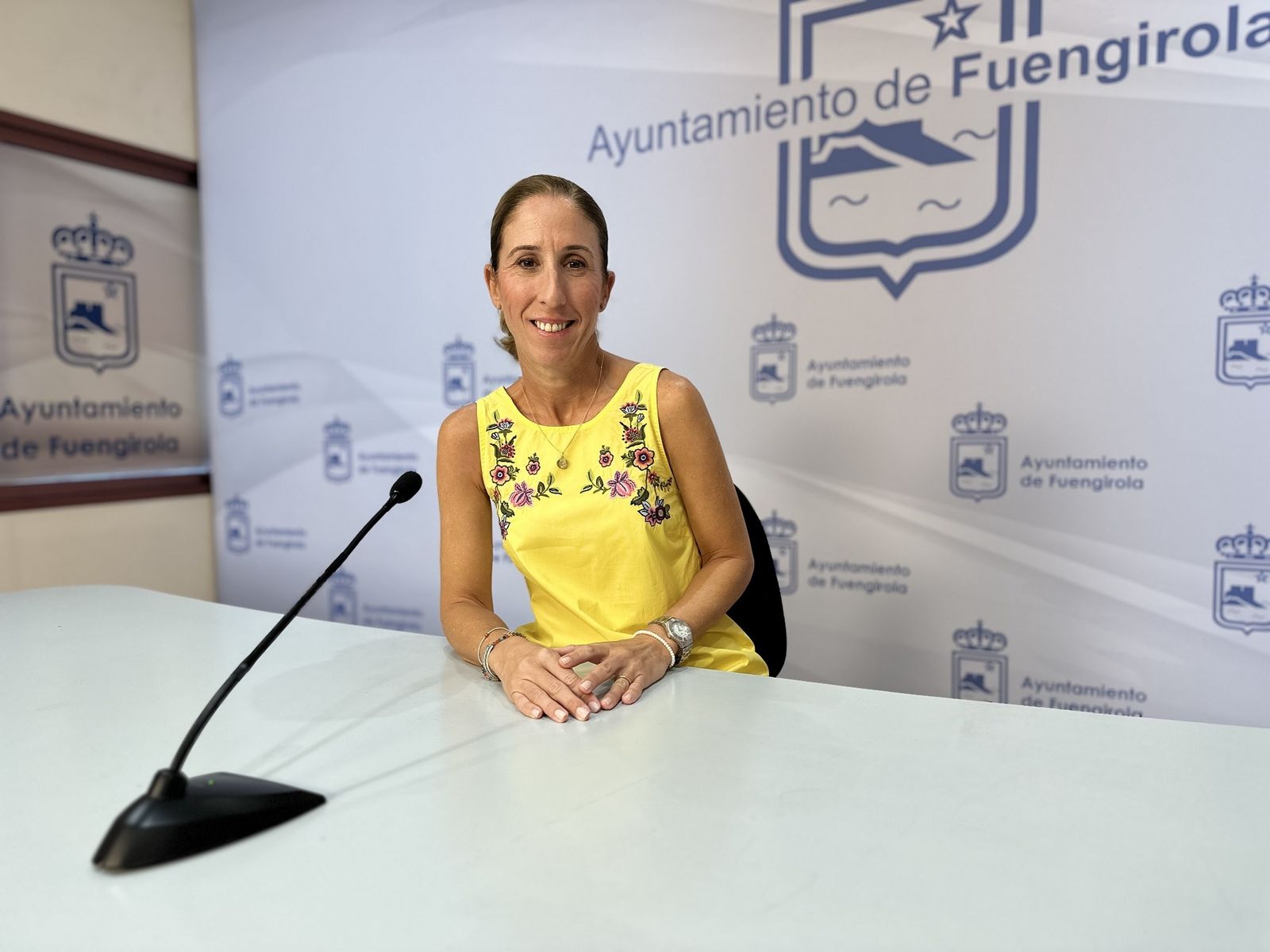 La edil de Educación, Carmen Díaz.