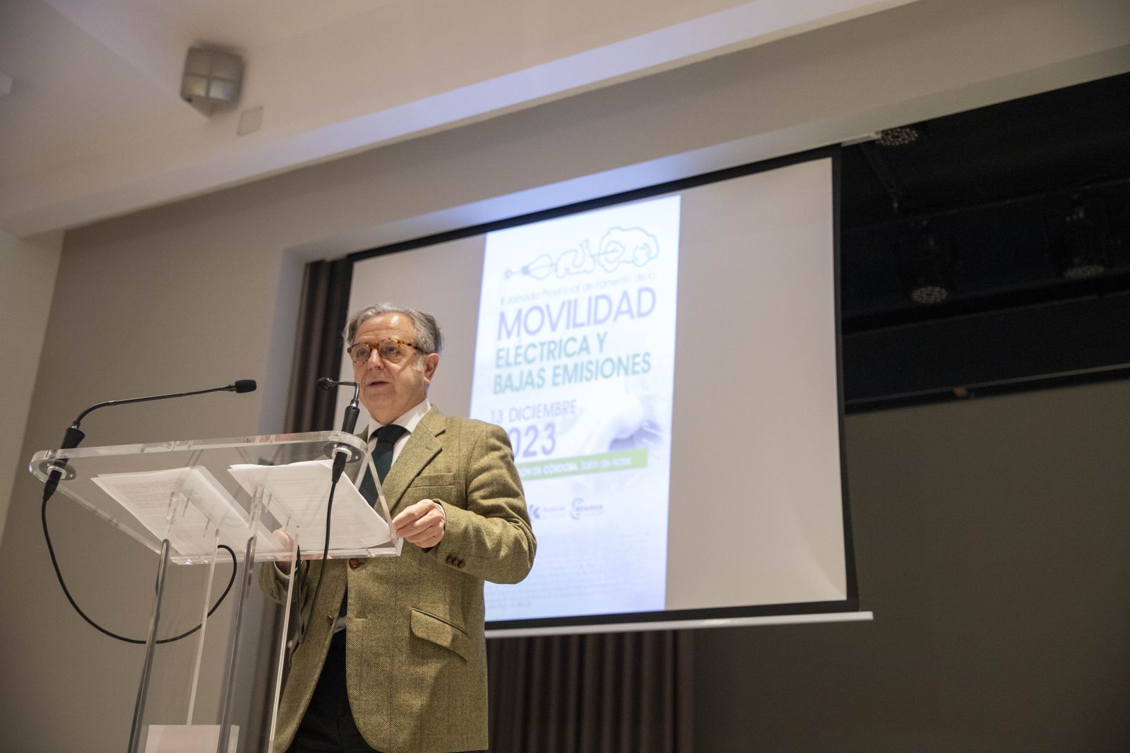 Salvador Fuentes, durante su intervención.