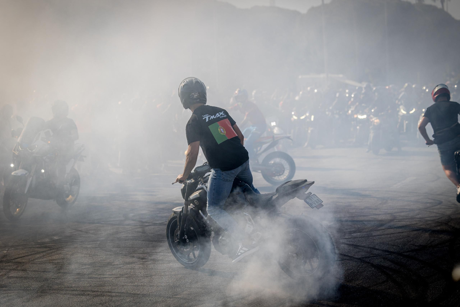 Las imágenes del sábado de Motorada en El Puerto por el Gran Premio de Motociclismo de Jerez 2025