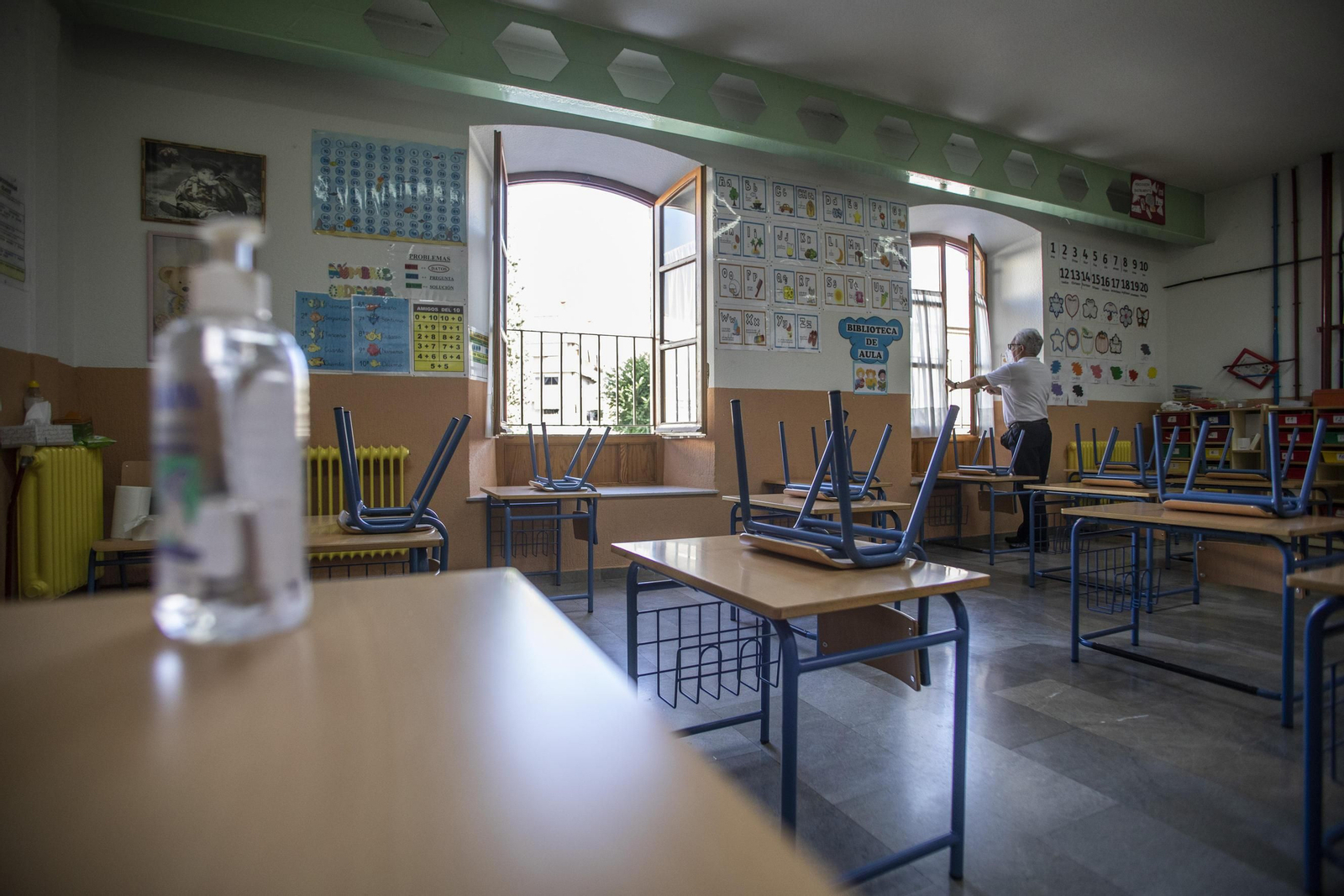 Un aula de Primaria pocos días antes del inicio del curso