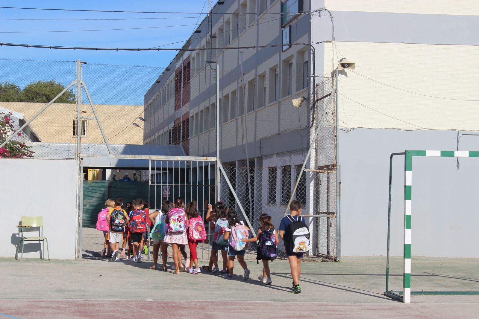Alumnos del colegio Reggio en una imagen de archivo
