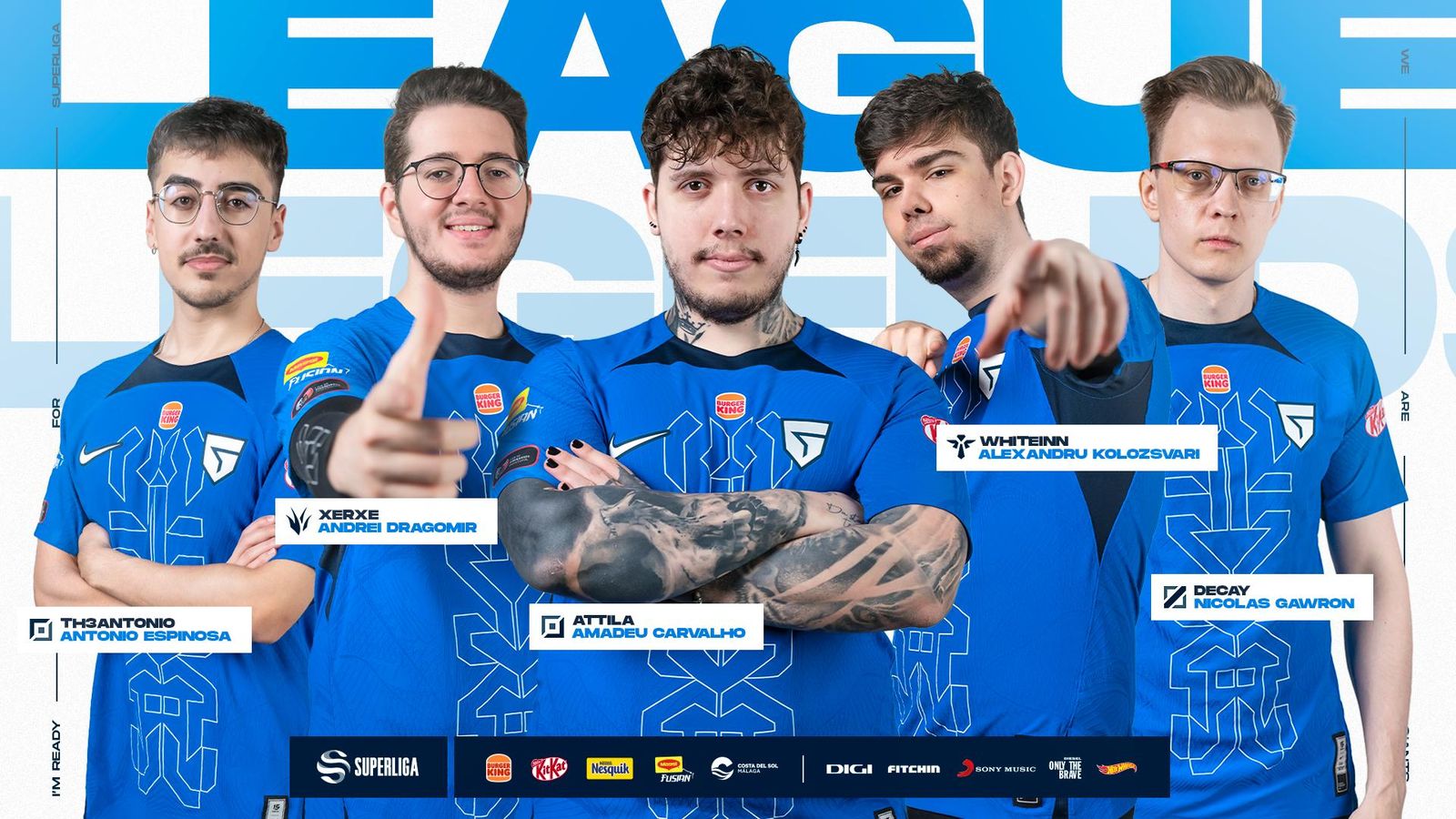 Giants presenta su nuevo equipo de League of Legends para la Superliga de verano.