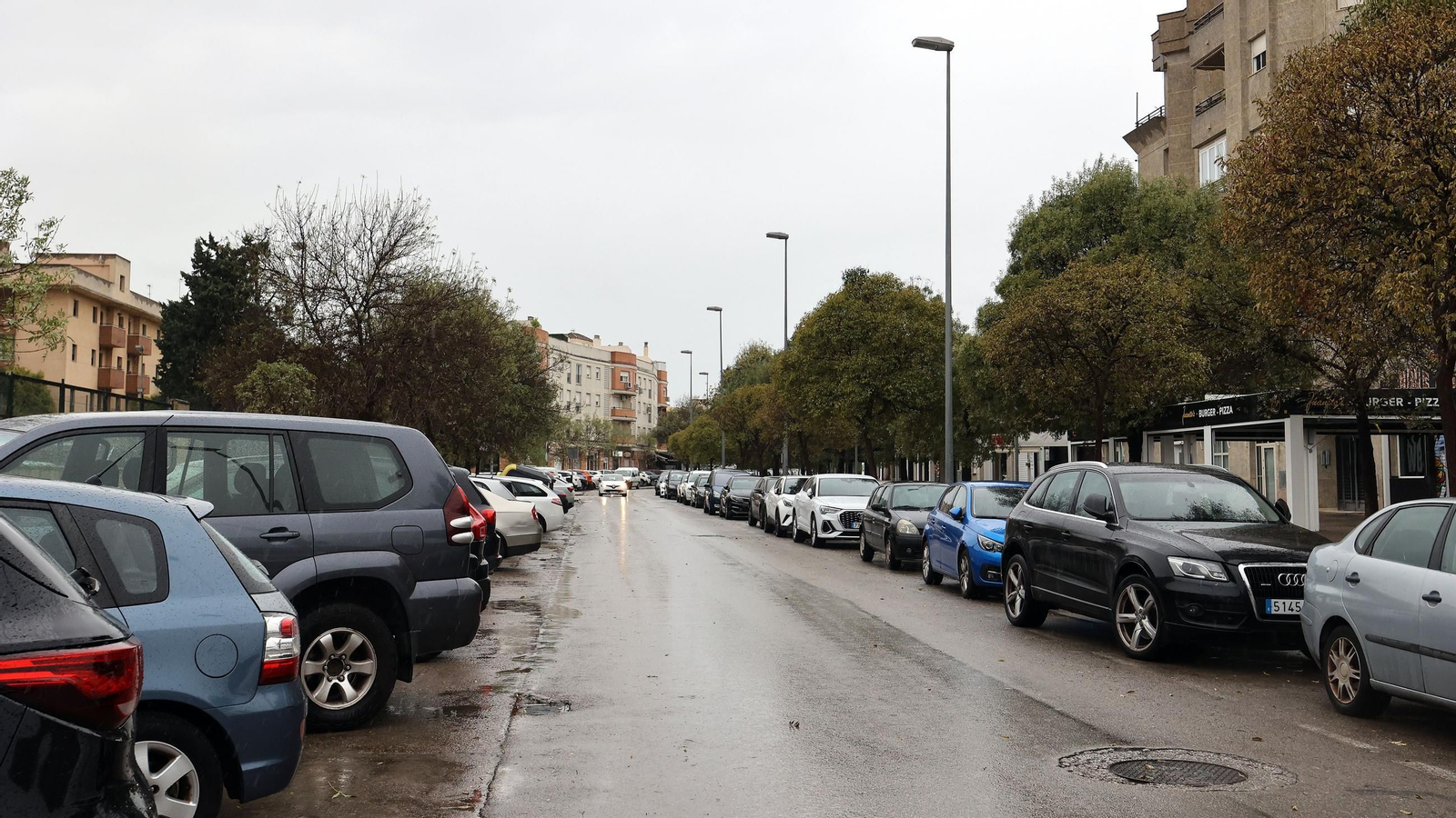 Calle Amberes, ubicada en la zona de Chapín.