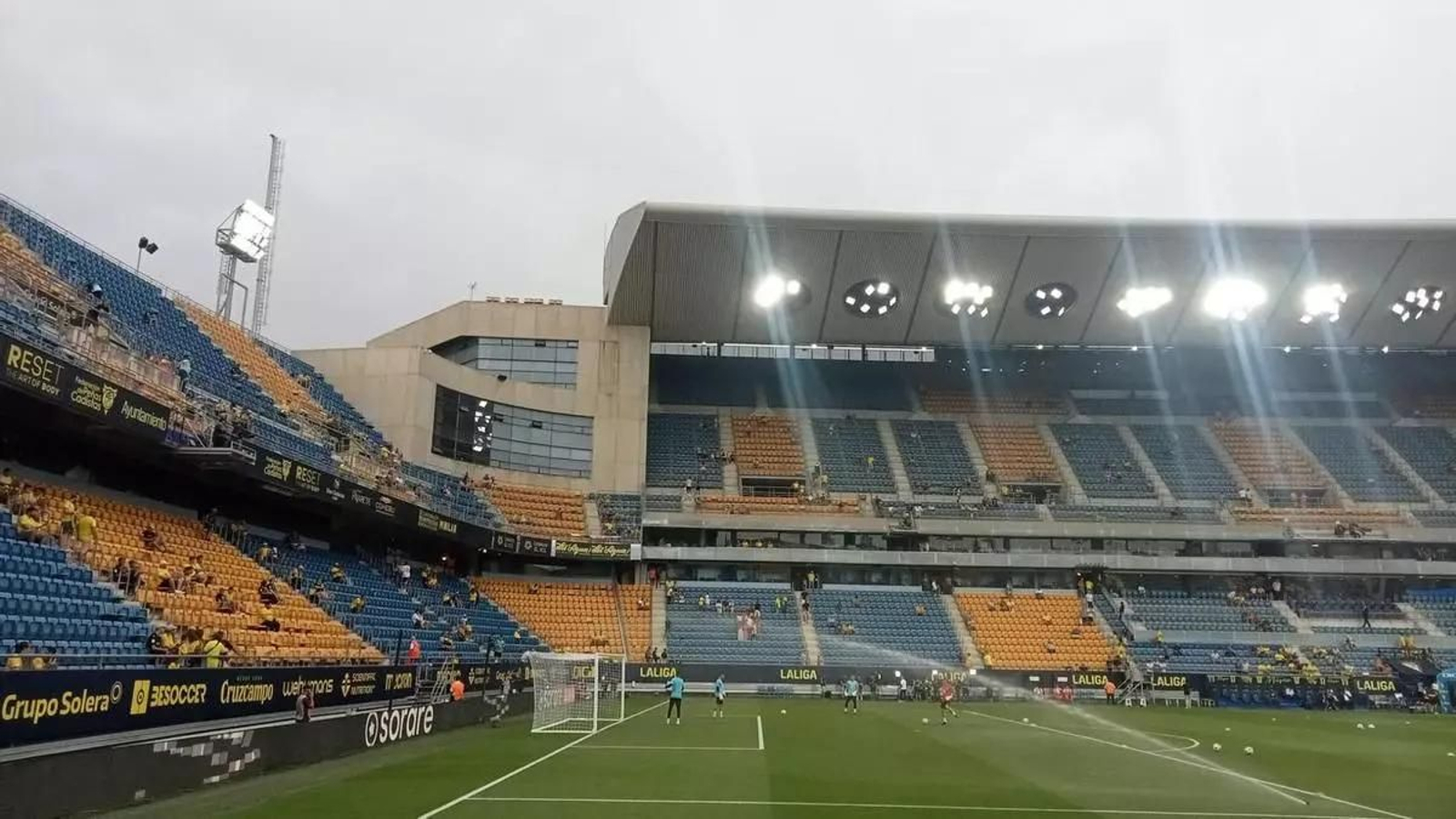 Una imagen del estadio del Cádiz Una imagen del estadio del Cádiz