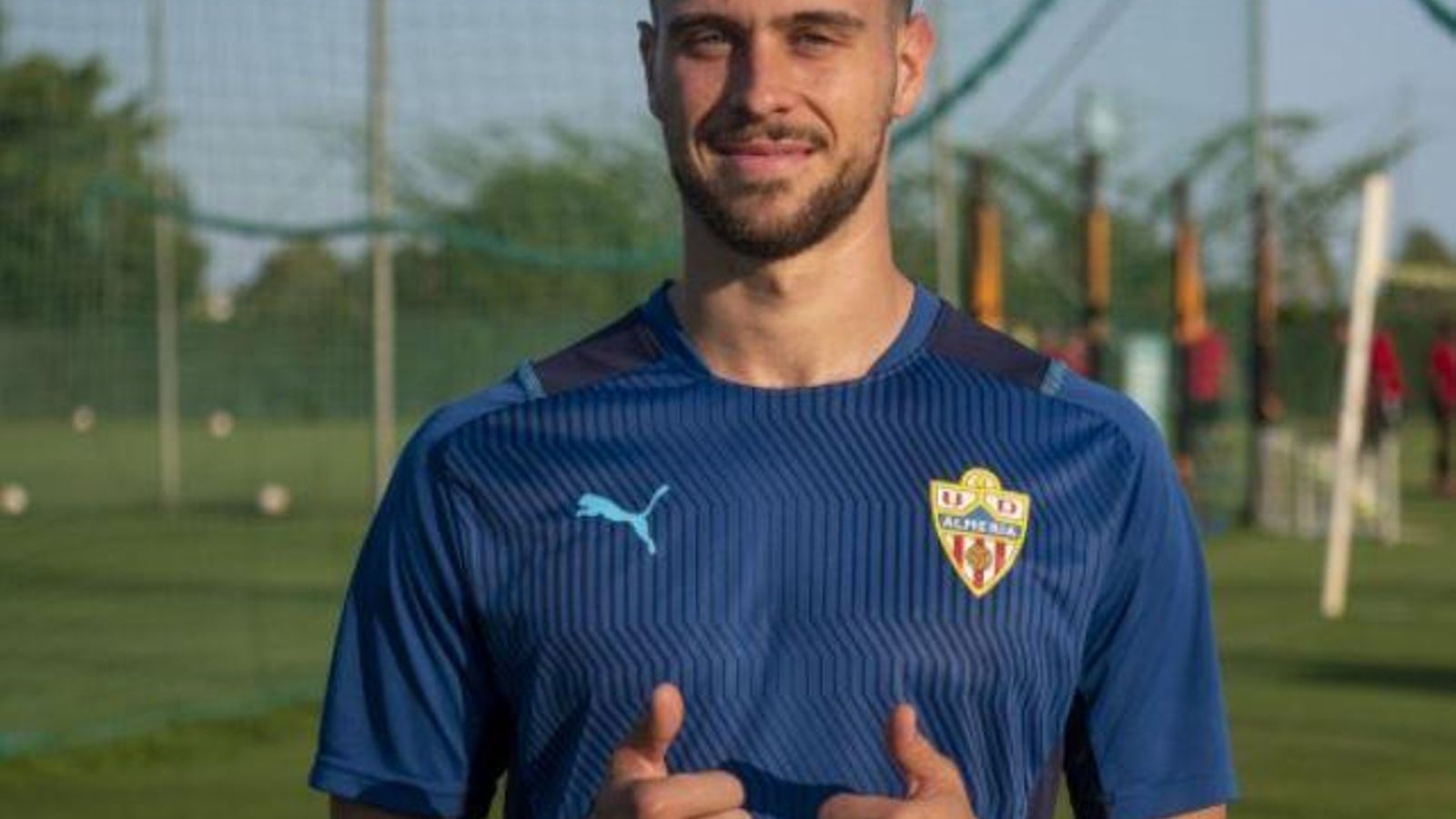 Fuoli será el tercer portero del primer equipo. En la imagen, ya en Marbella.