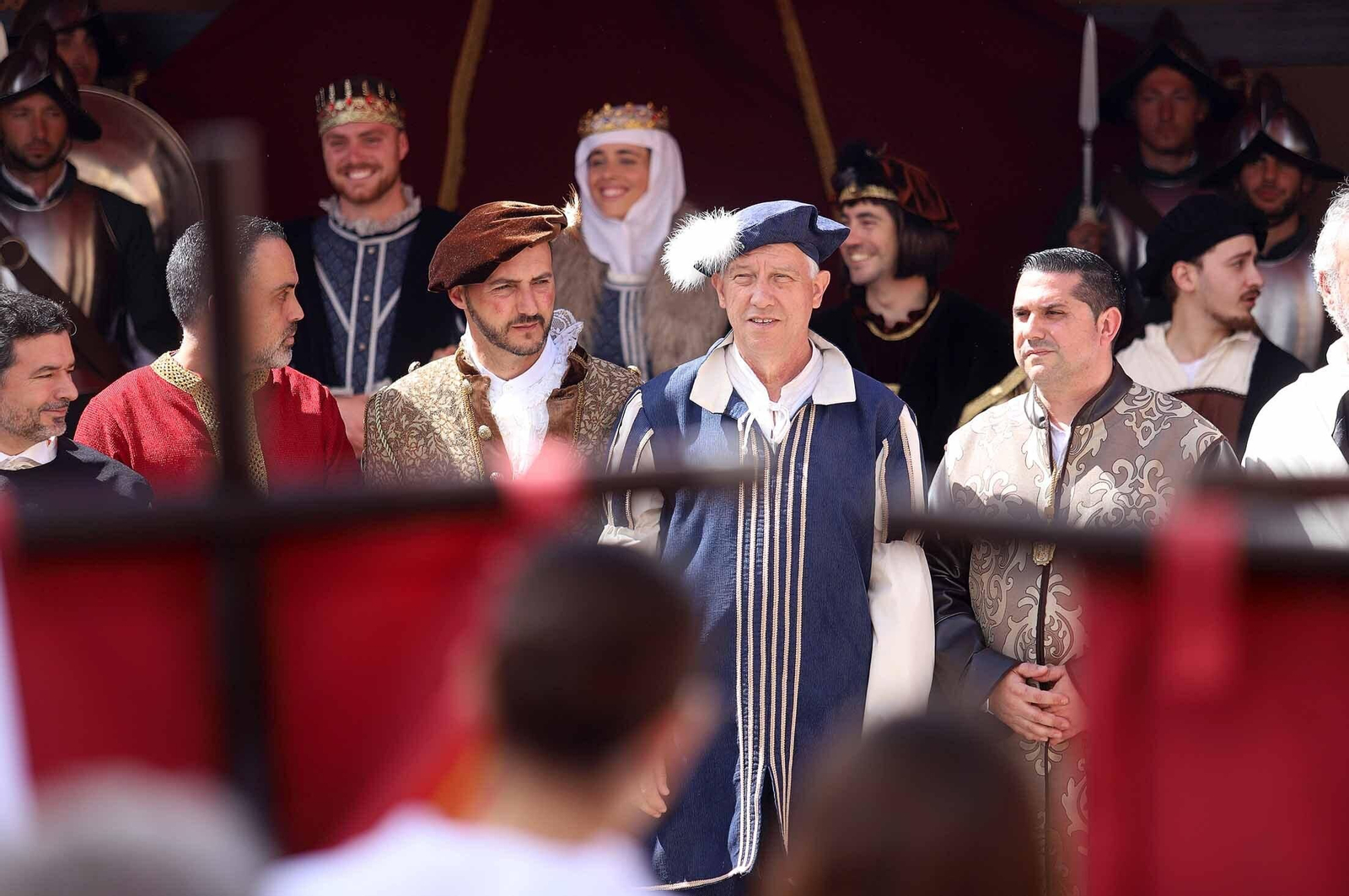 Imágenes del gran ambiente en la Feria Medieval de Palos de la Frontera, Huelva