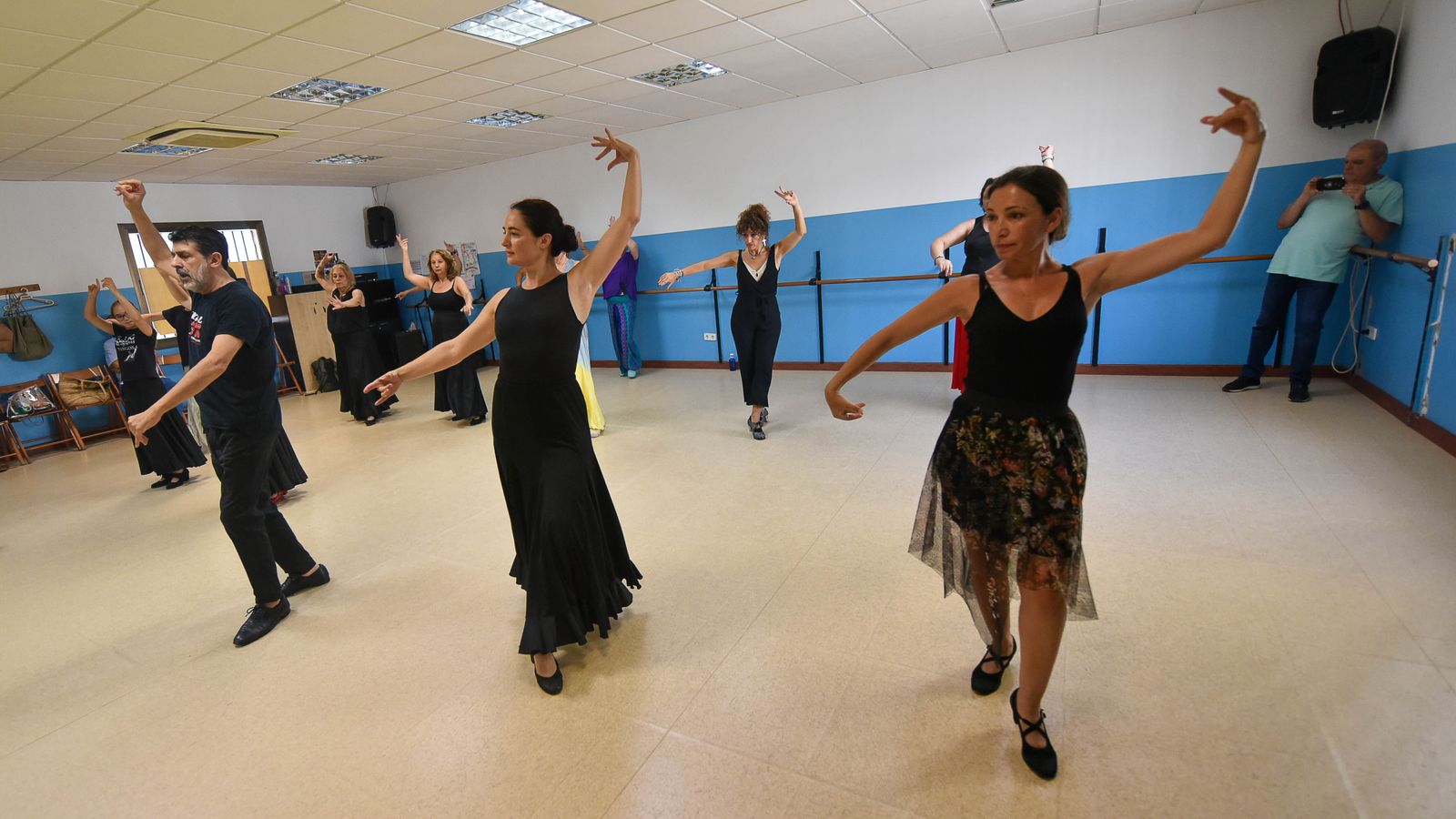 La masterclass de baile impartida por José el Pañero, en imágenes