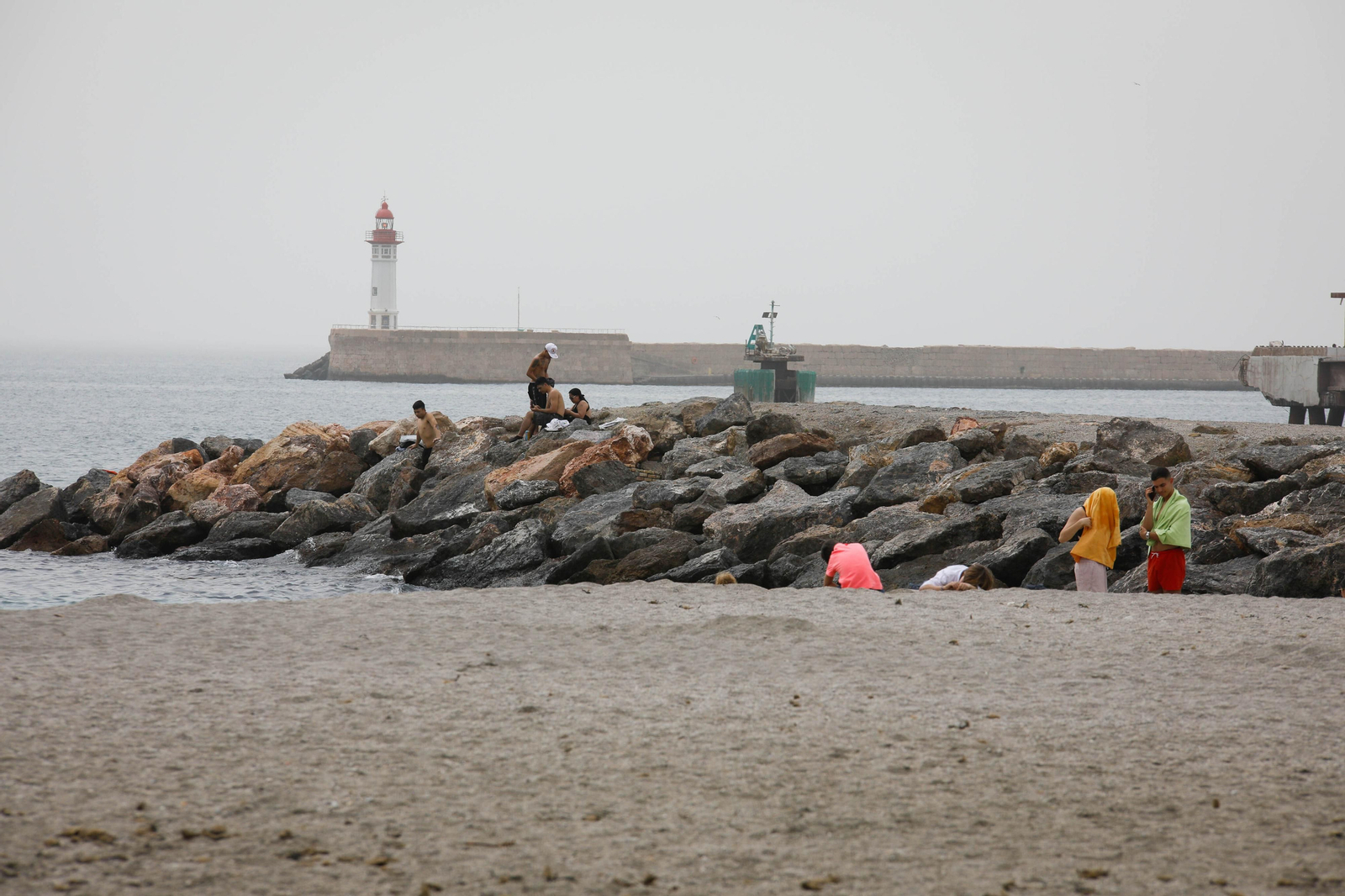 La calima de Almería en imágenes