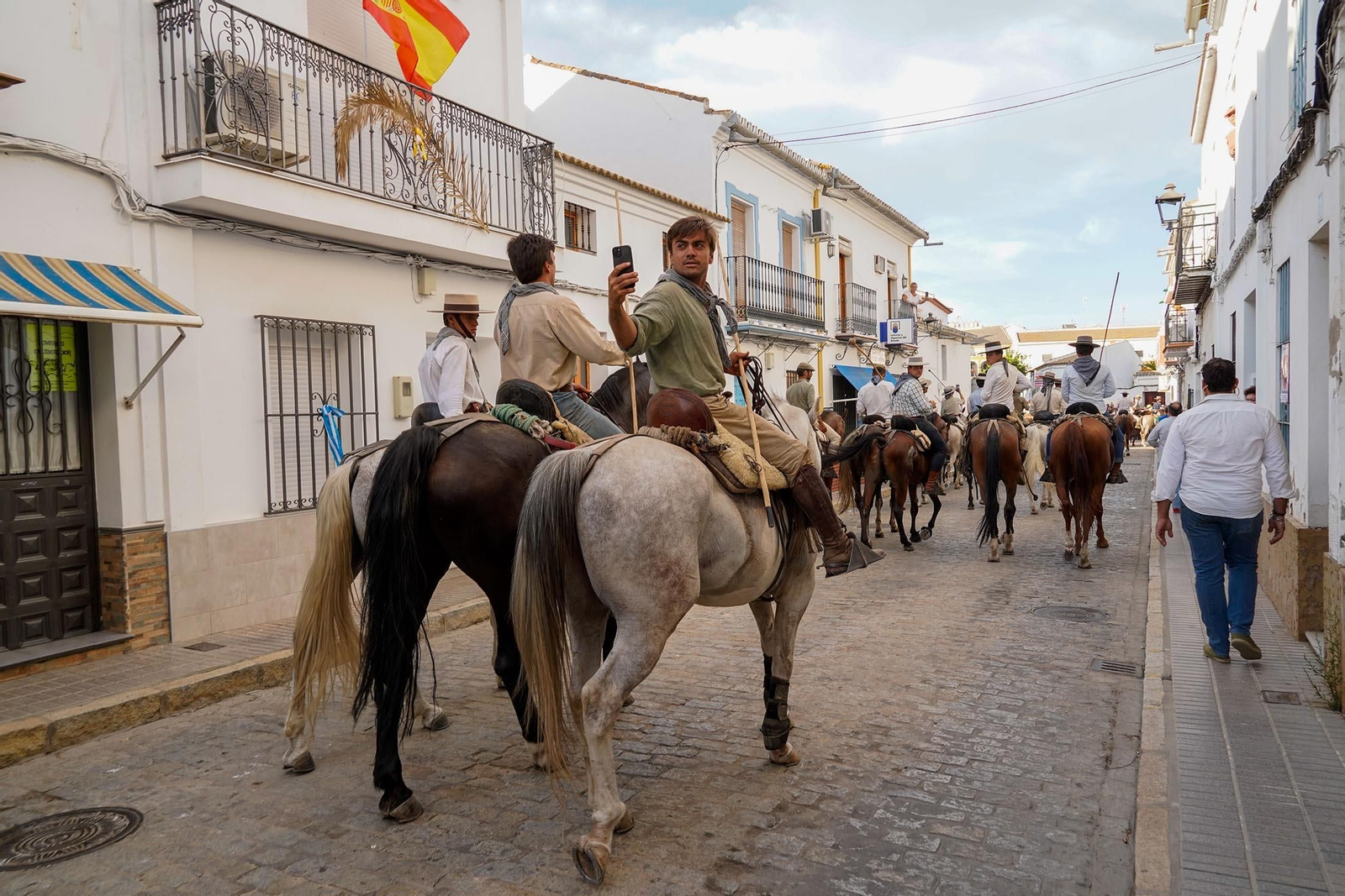 Las imágenes más destacas de la recogida de las yeguas en Hinojos