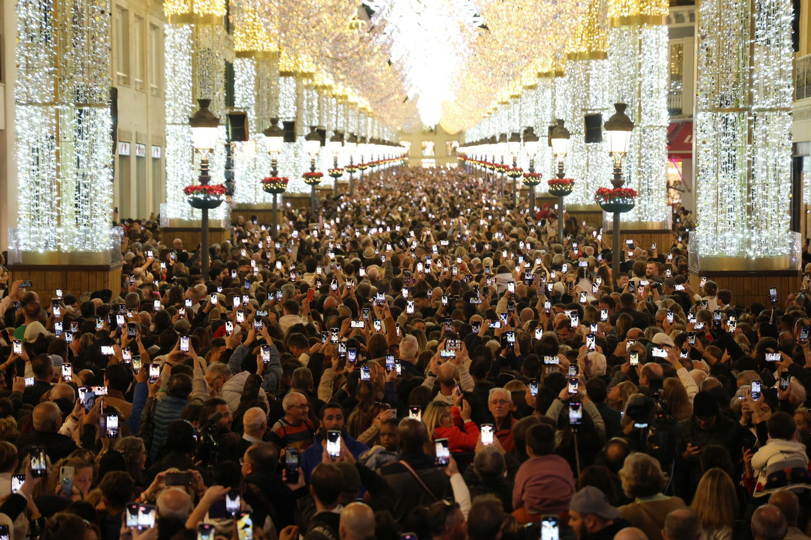 El alumbrado de Navidad en Málaga, en fotos