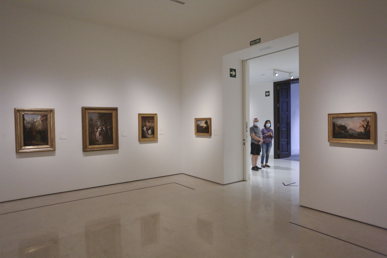 Las fotos del (tímido) reencuentro con los museos en Málaga