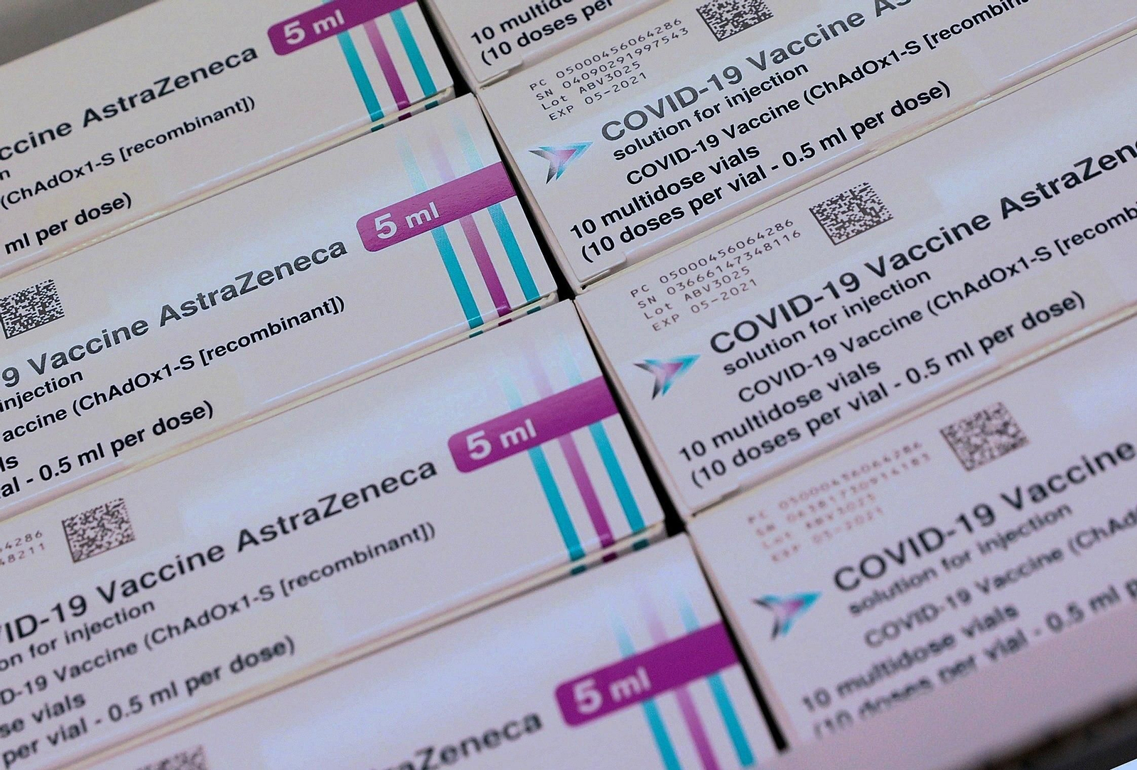 Vacunas de AstraZeneca.