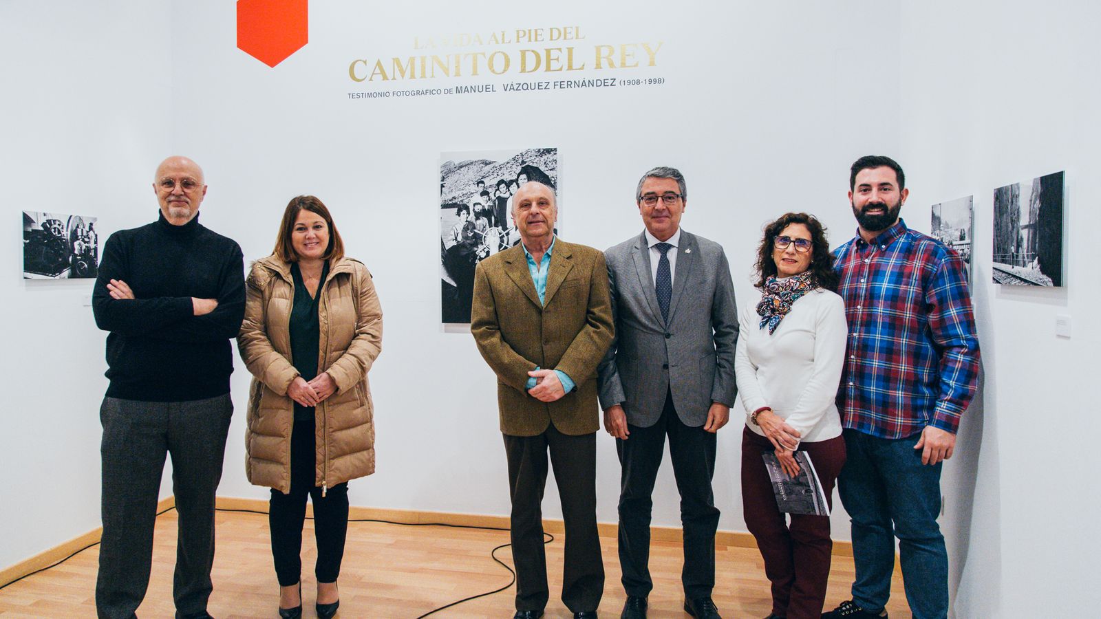 Inauguración de la exposición fotográfica sobre el Caminito del Rey.