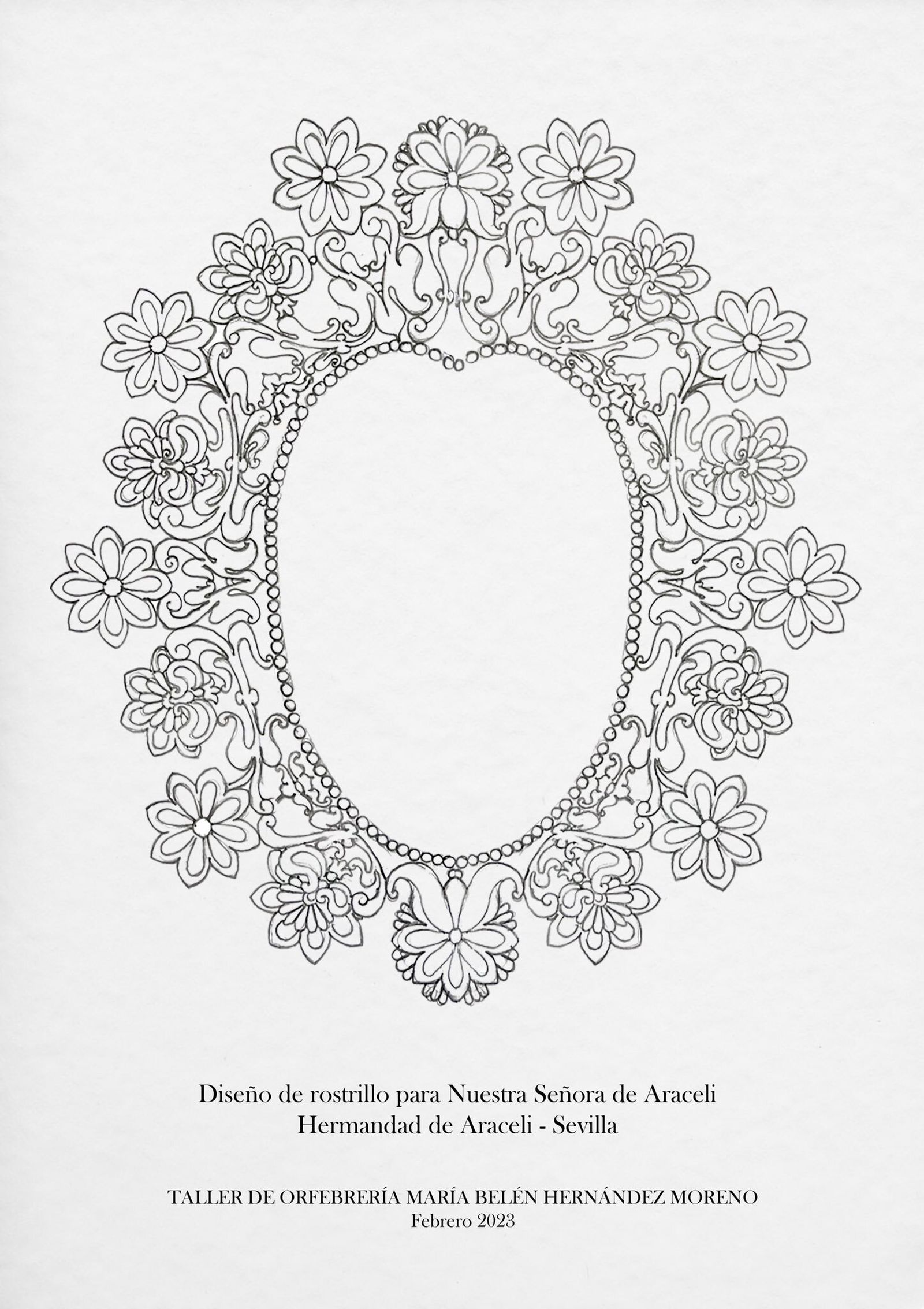 Diseño del rostrillo