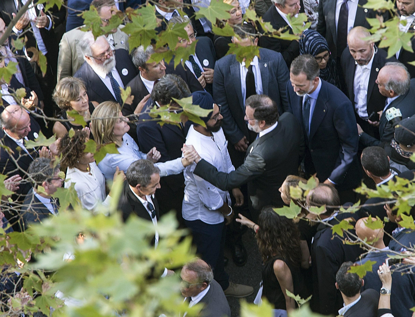 imágenes de la manifestación en Barcelona