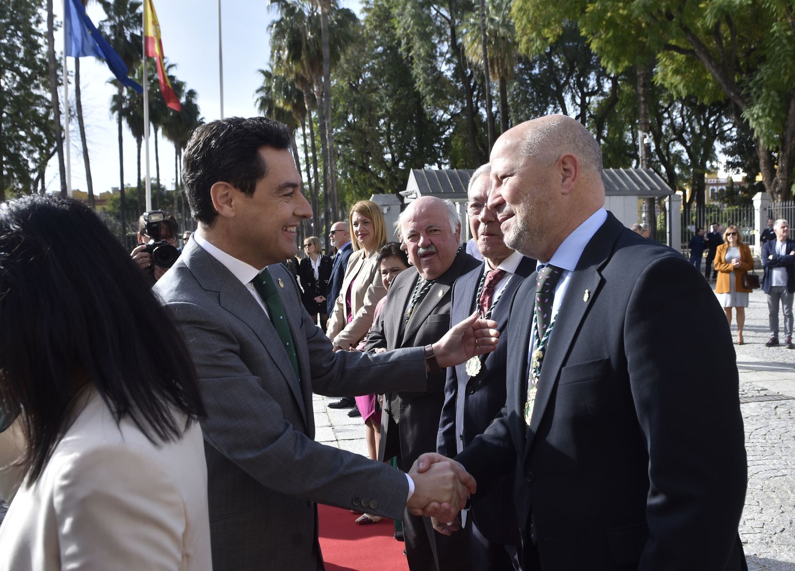 Acto institucional en el Pleno del Parlamento con motivo del Día de Andalucía