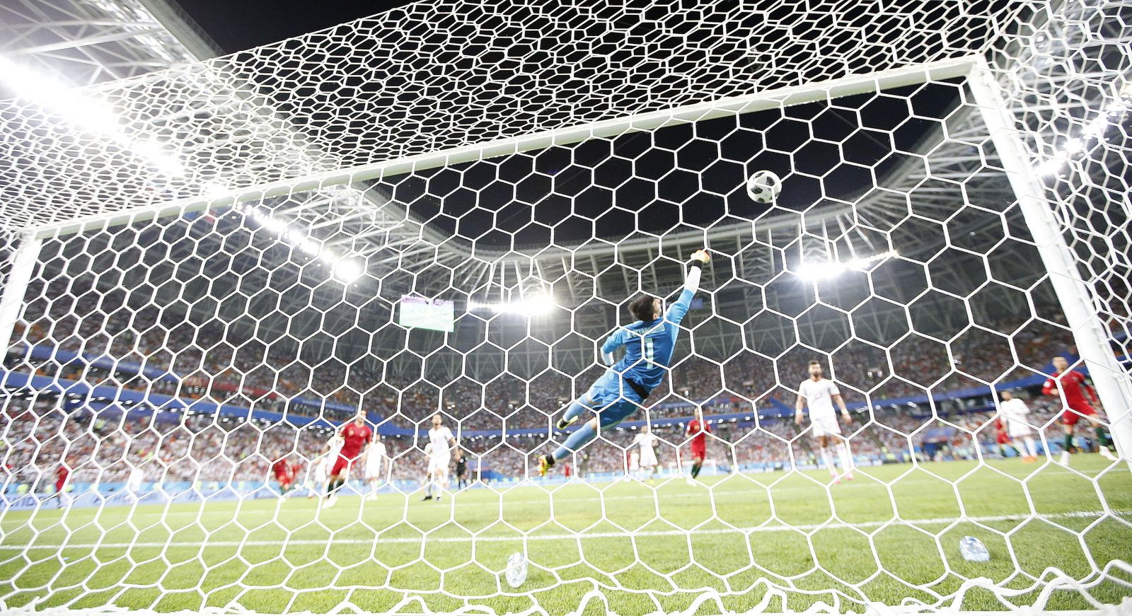 Las imágenes del Irán-Portugal