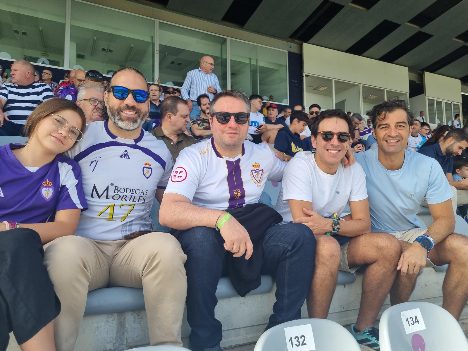 La afición lagarta en el empate entre el Real Jaén y UD Melilla, en imágenes