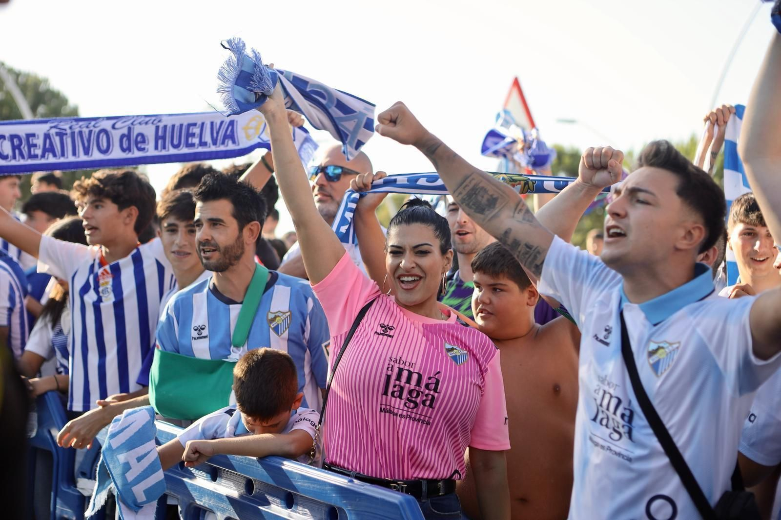 El Recreativo de Huelva-Málaga CF, en fotos