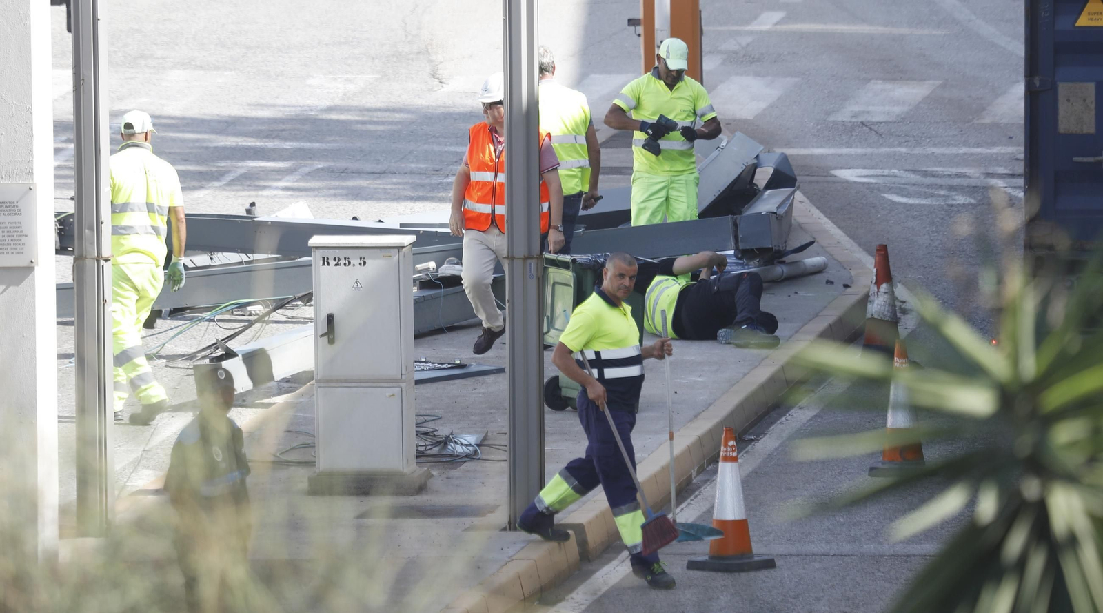 Fotos del Accidente en el Acceso Norte al Puerto de Algeciras