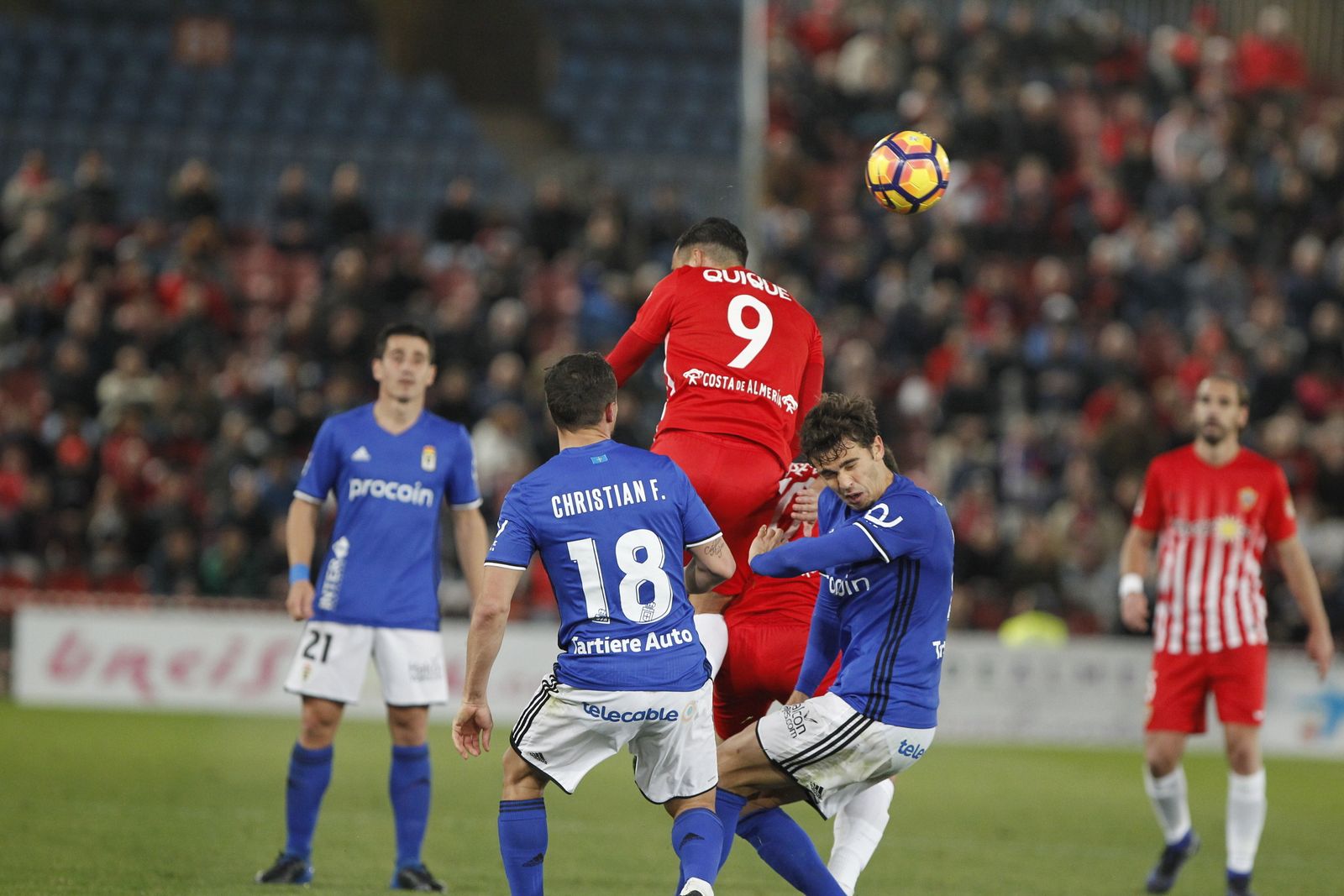 Las imágenes del UD Almería-Real Oviedo