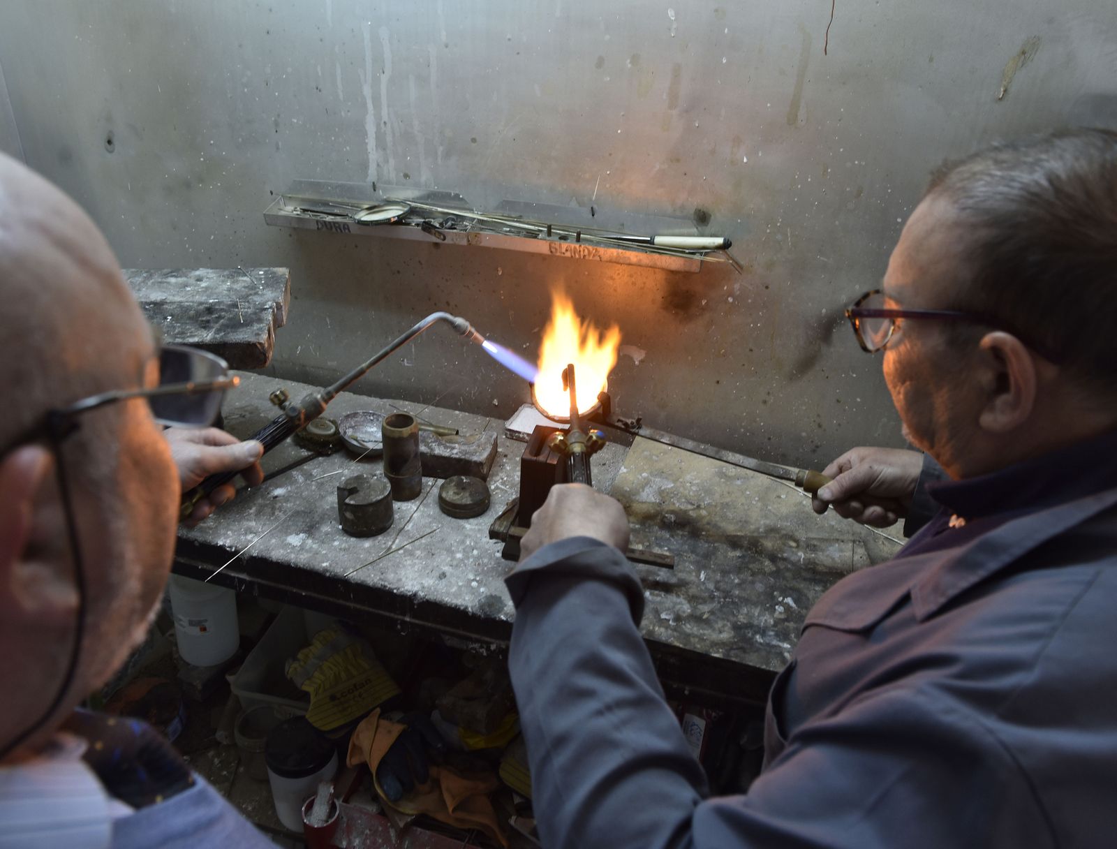 El taller de los Hermanos Delgado