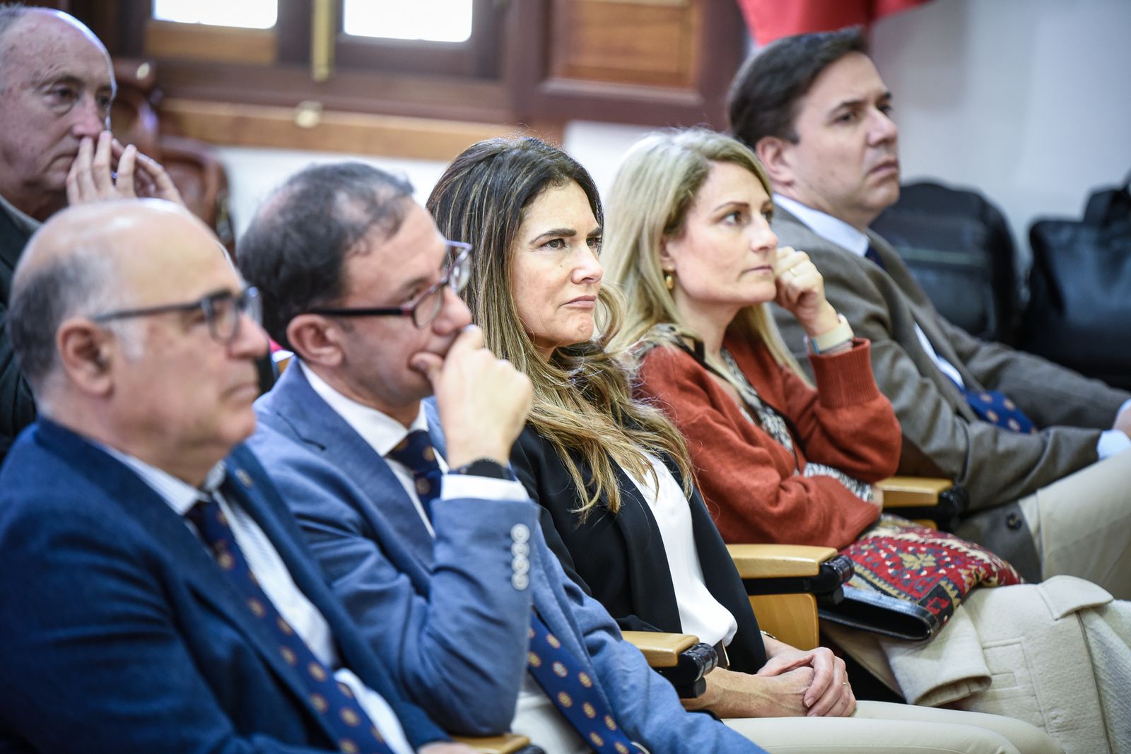 Imágenes de la conferencia  'La Rábida- ocho décadas de un sueño universitario'