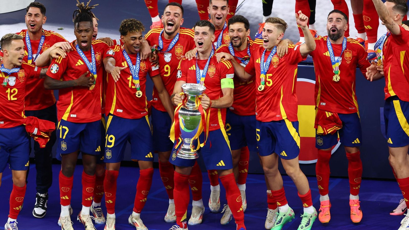 Las mejores fotos del título de España ante Inglaterra