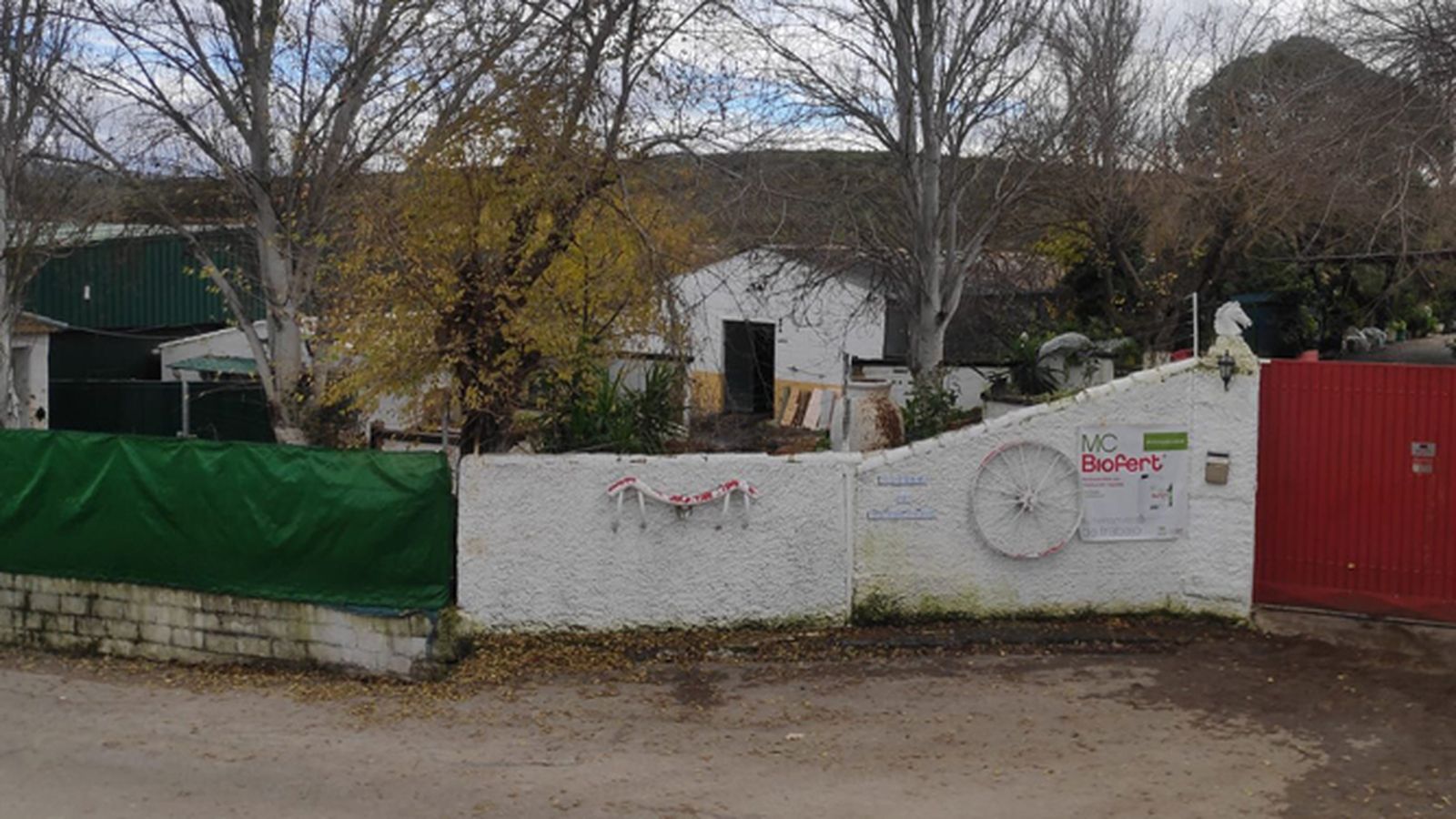 Propiedad donde ha ocurrido el incendio.