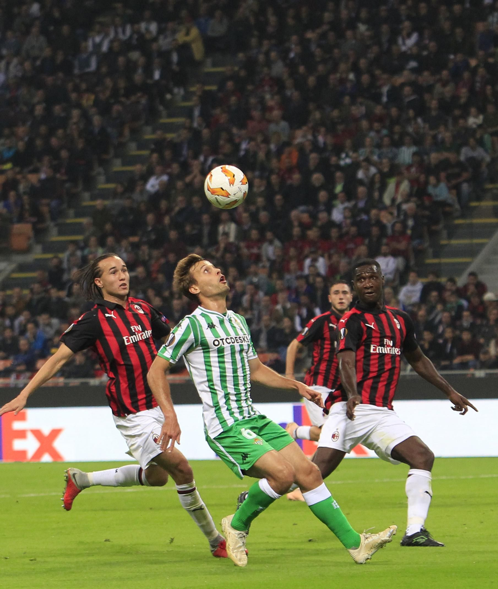 El Milan-Betis, en imágenes