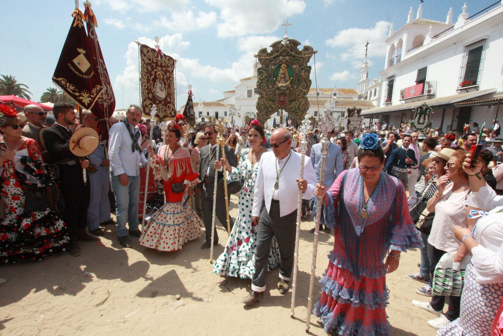 Las imágenes de la Misa de Pentecostés en El Rocío