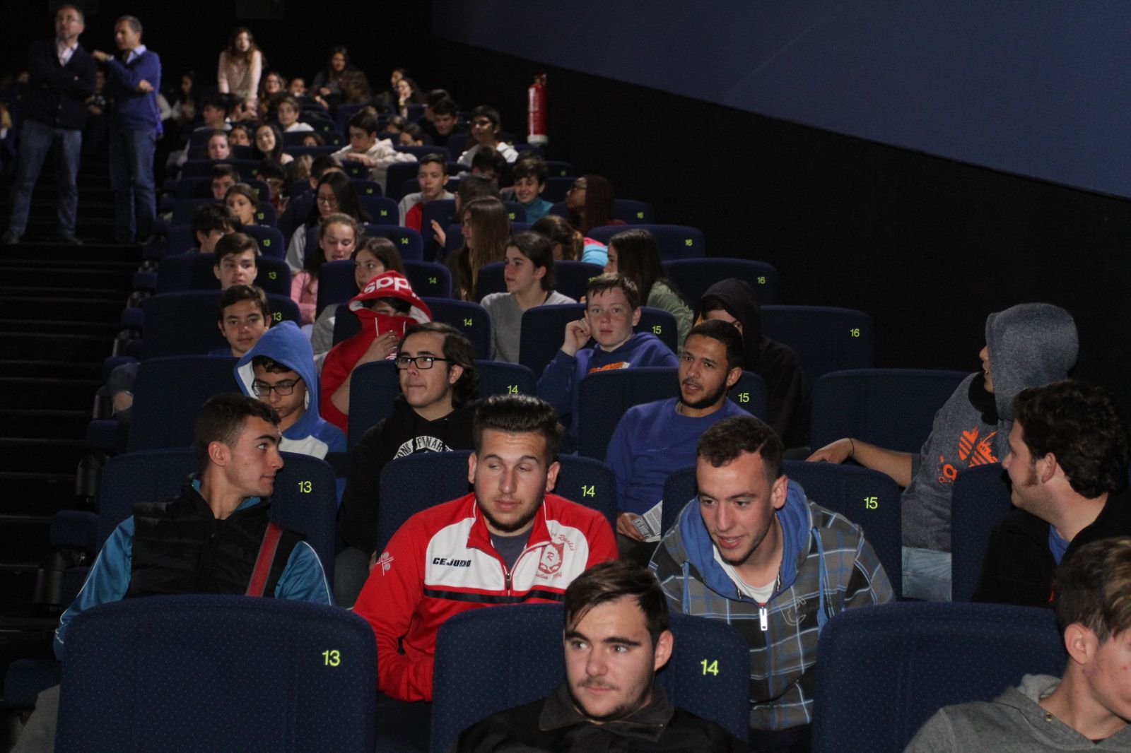 Presentación del documental 'La gran ola' en el colegio Funcadia
