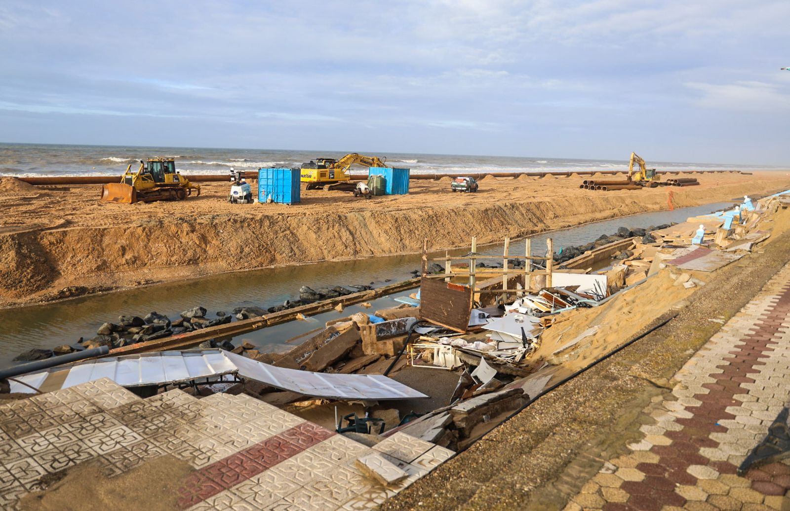 Fotografías de las zonas más perjudicadas de Matalascañas tras los últimos temporales