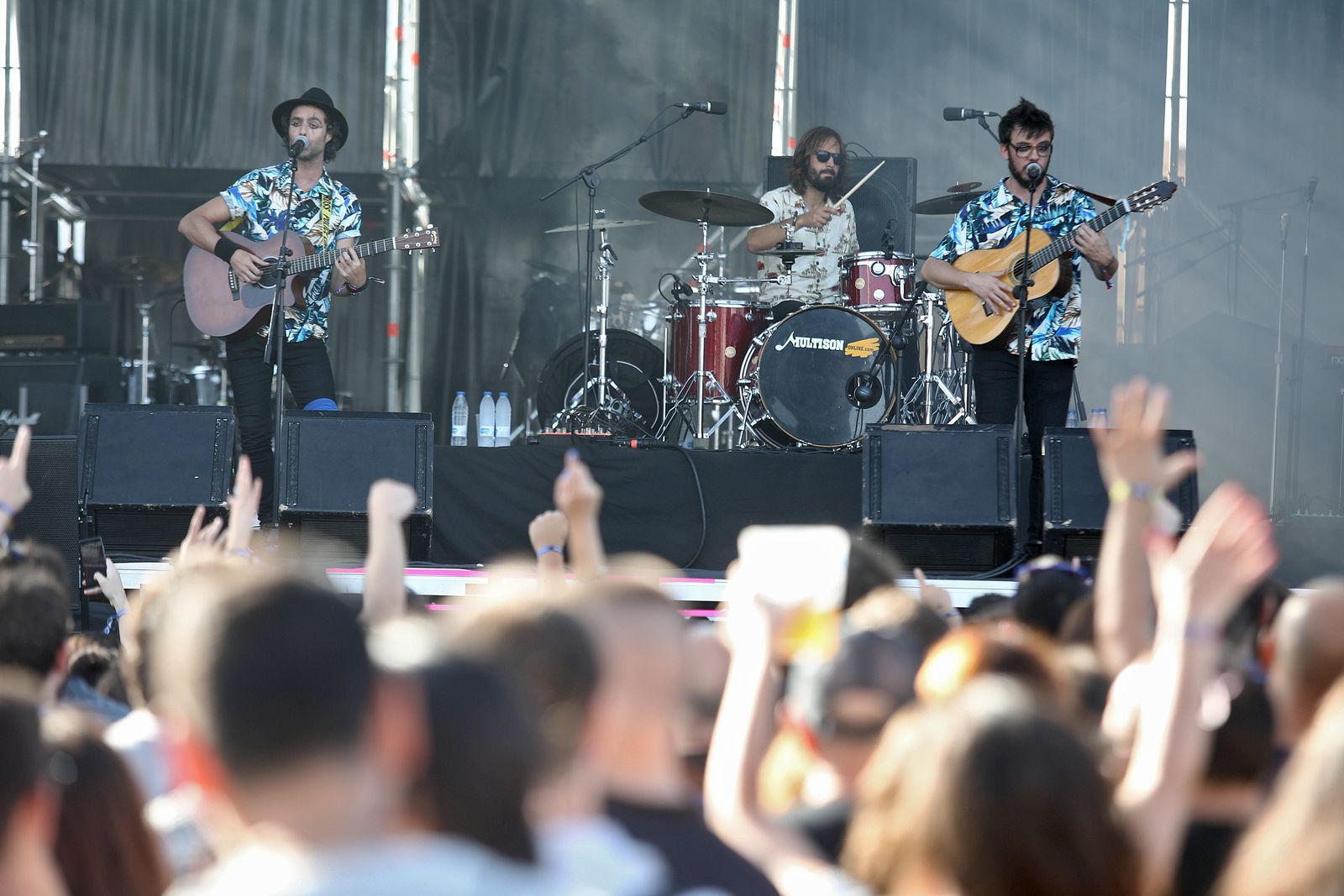 Antílopez durante su actuación en el NSM, en el recinto del puerto gaditano.
