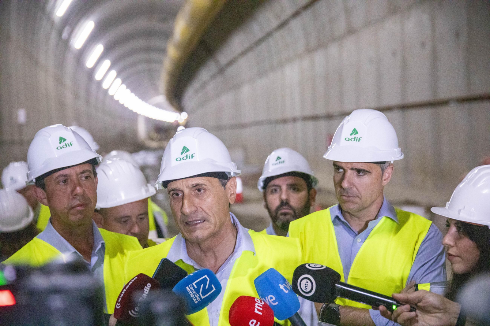Así avanzan las obras del túnel de Viator del Ave