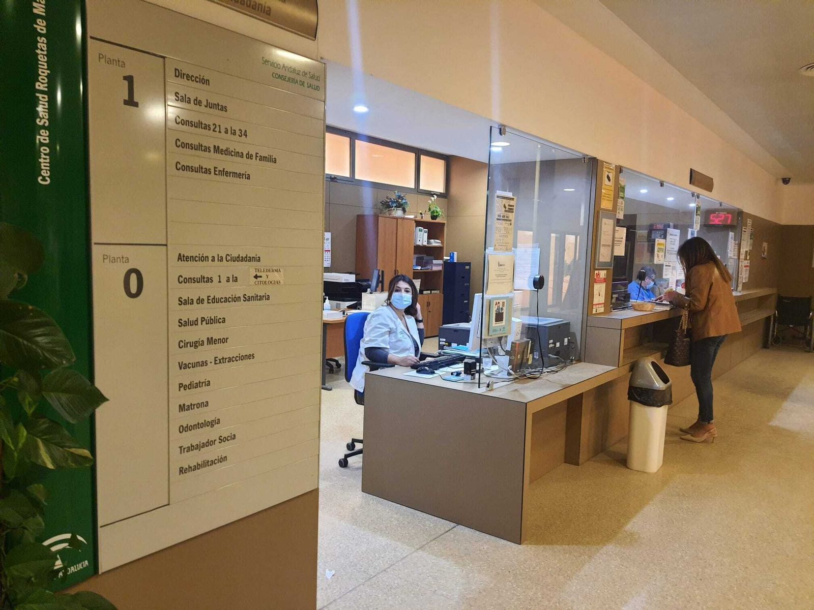 Un centro de salud del Distrito Poniente.