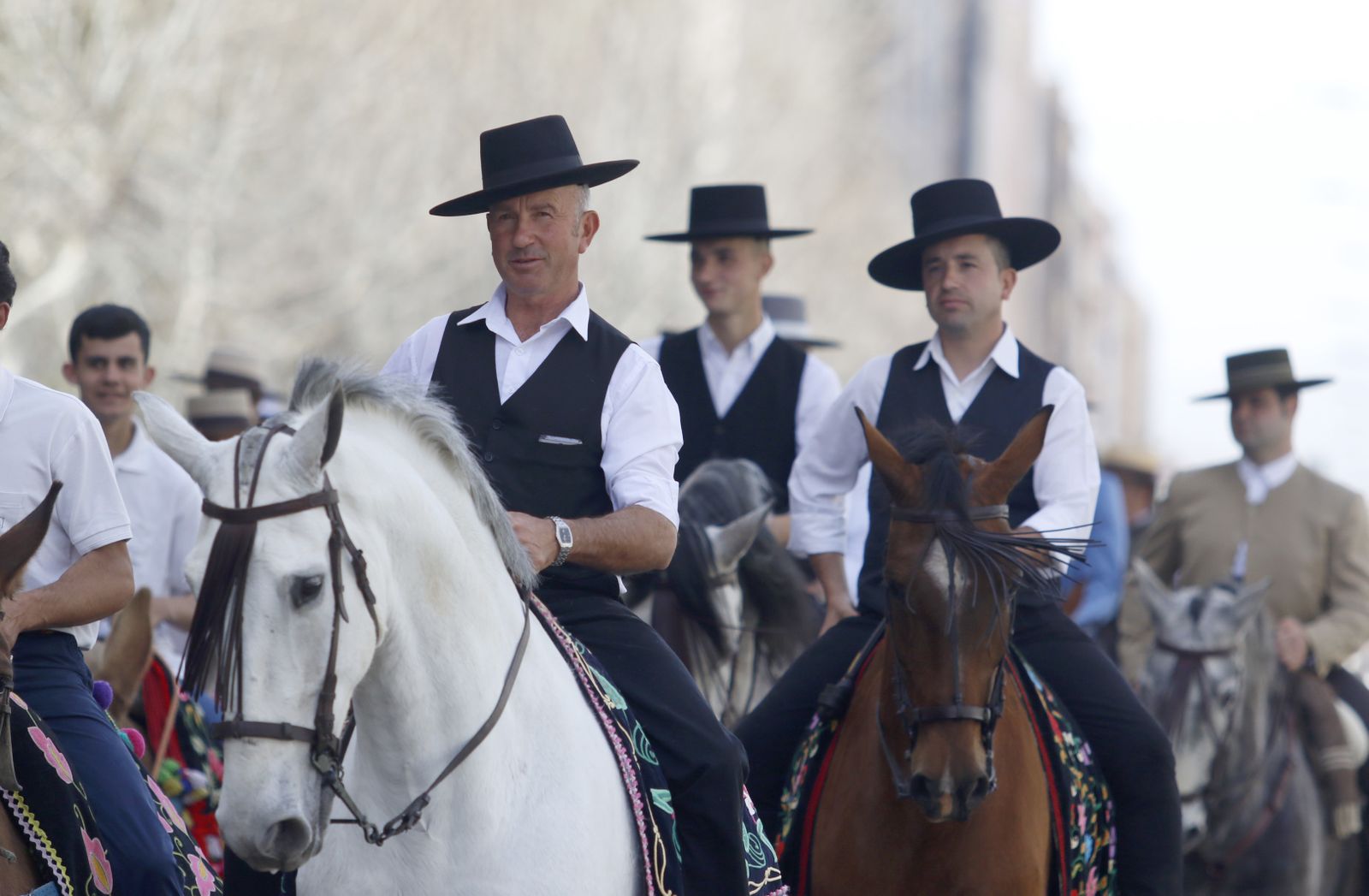 La marcha hípica por el 28-F en Córdoba, en fotos