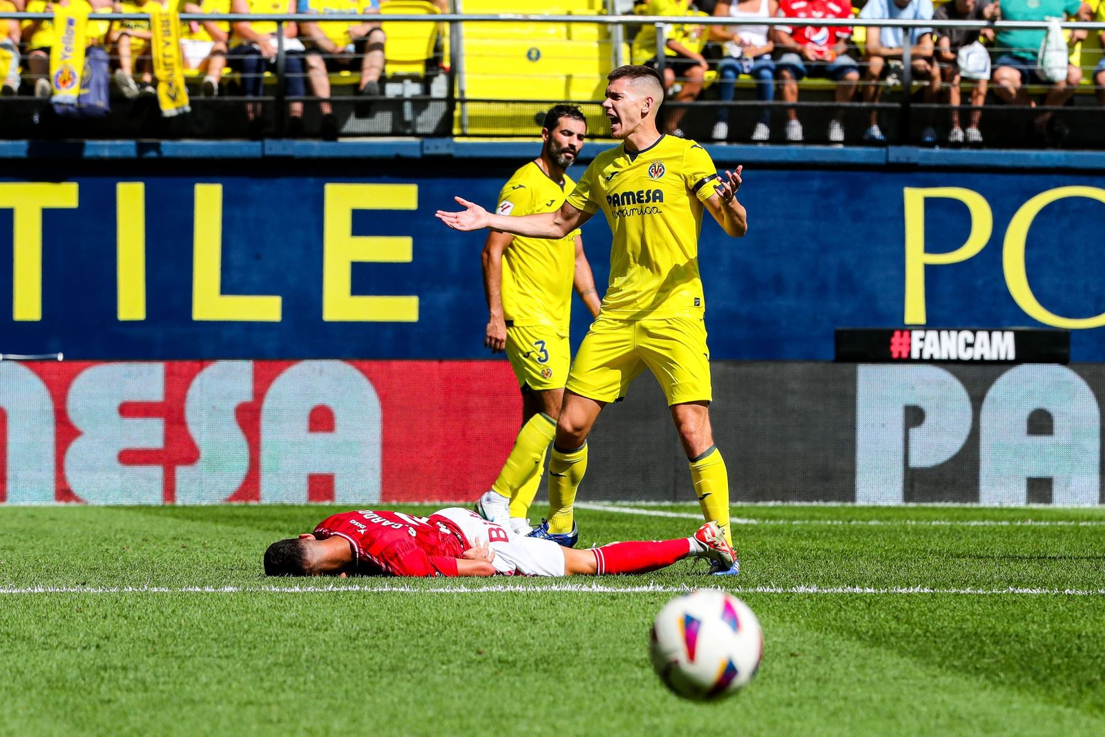 Juan Foyth no entrenó en la primera sesión del Villarreal.
