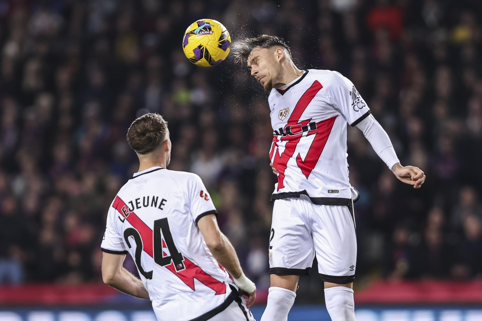 Las fotos del polémico Barcelona - Rayo Vallecano