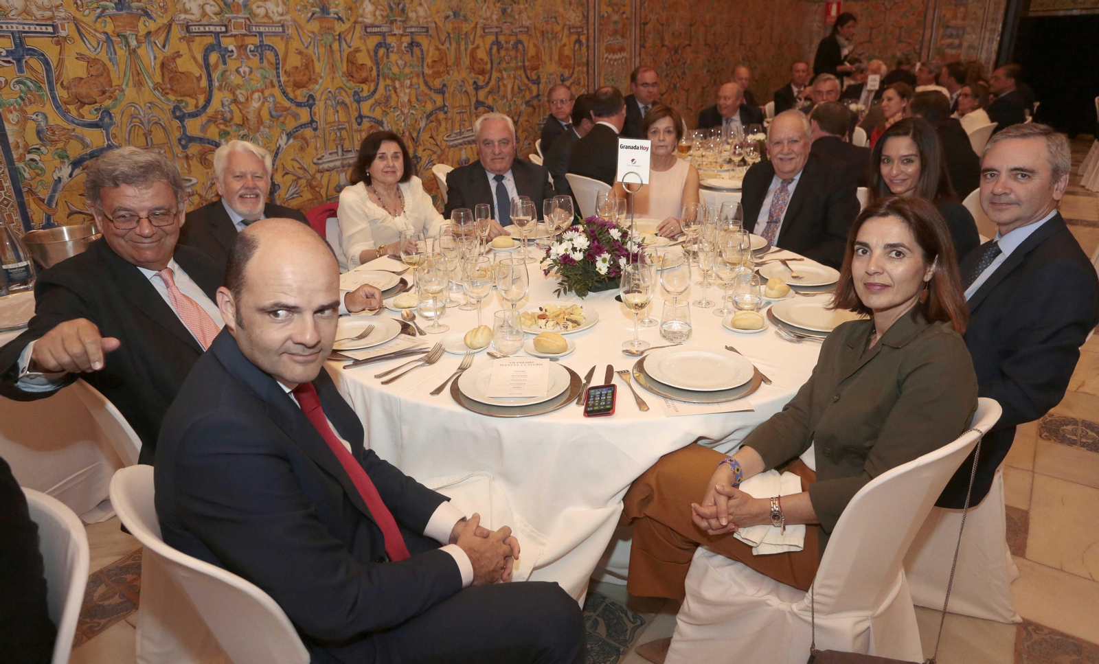 Los asistentes al VII Premio Manuel Clavero