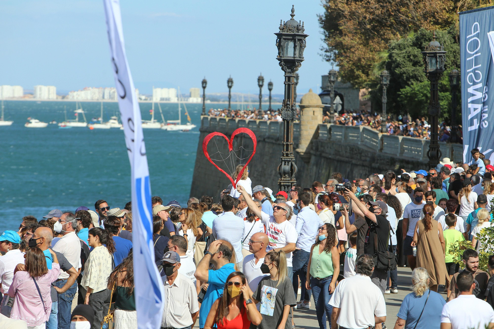Las imágenes de la final de la SailGP en Cádiz