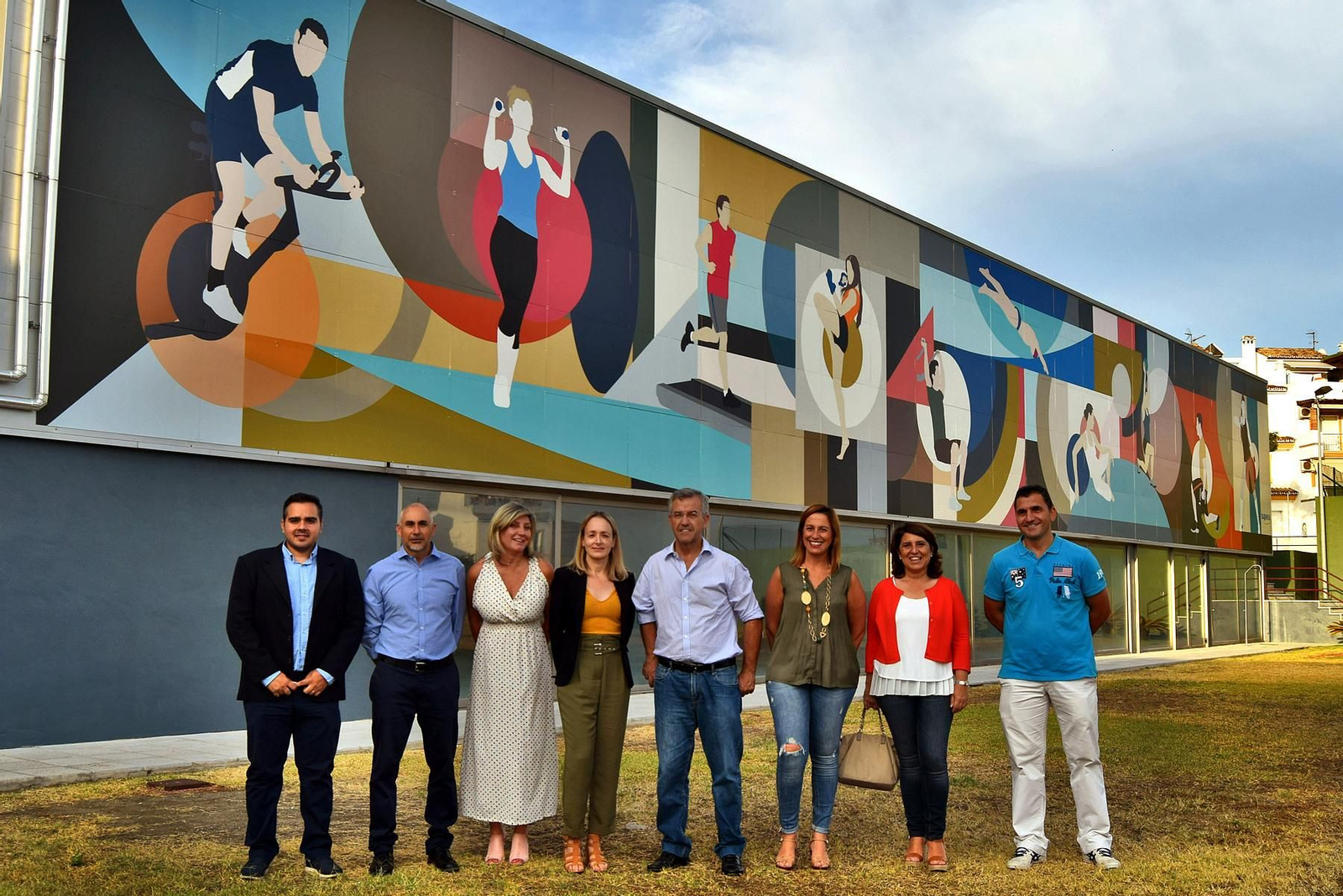 Nuevo mural artístico inaugurado en Estepona.