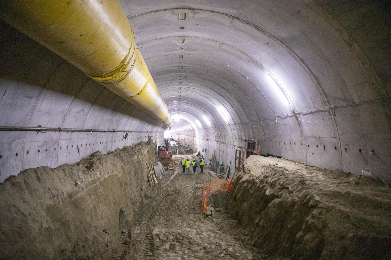 Así avanzan las obras del túnel de Viator del Ave