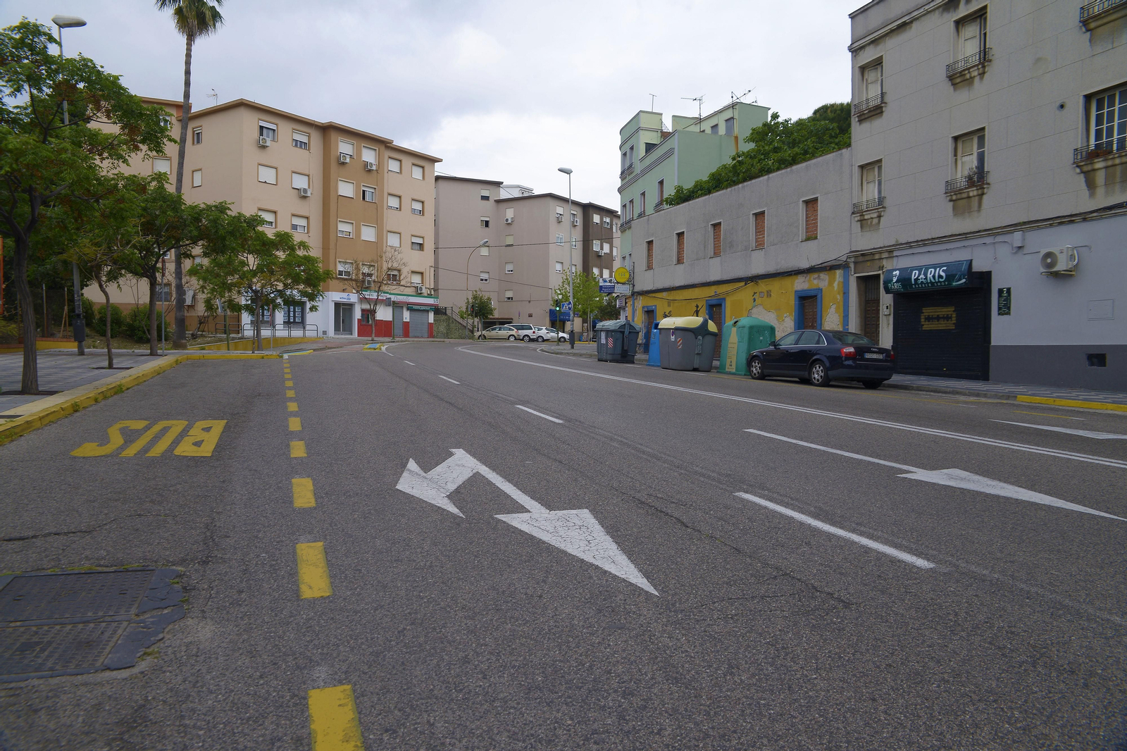 Fotos de las calles de Algeciras ern pleno confinamiento