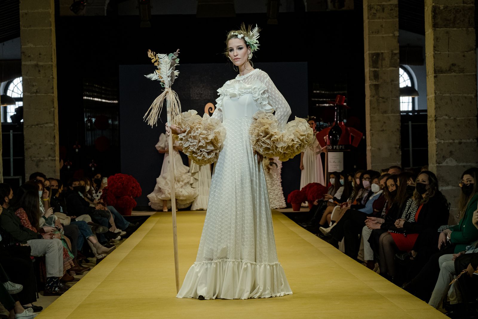 El desfile de Flor de cerezo en la Pasarela Flamenca de Jerez, todas las fotos